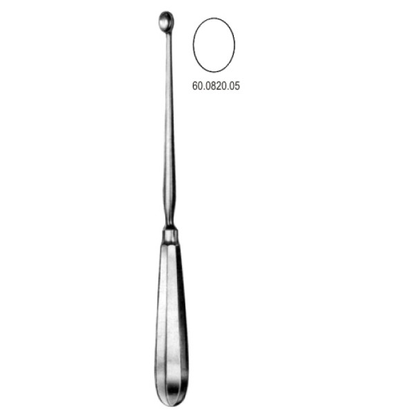 Simon Uterus Scoop Sharp 25cm