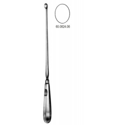 Schroeder Uterine Scoop sharp 14.5mm, 30cm