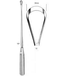 Sims Uterine Curette rig. bl 30mm 31cm Fig.14