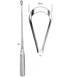 Sims Uterine Curette rig. bl 35mm 31cm Fig.15