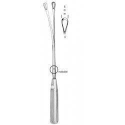 Sims Uterine Curette mal. sh 6mm 31cm Fig.0