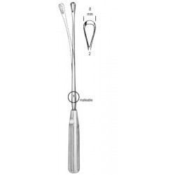 Sims Uterine Curette mal. sh 8mm 31cm Fig.2