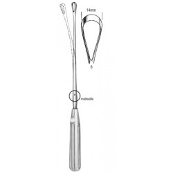 Sims Uterine Curette mal. sh 14mm 31cm Fig.6