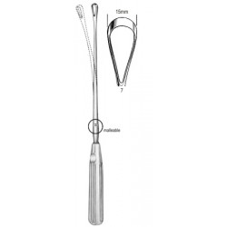 Sims Uterine Curette mal. sh 15mm 31cm Fig.7
