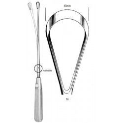 Sims Uterine Curette mal. sh 40mm 31cm Fig.16