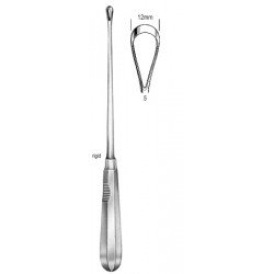 Recamier Curette rigid bl 12mm, 31cm Fig.5