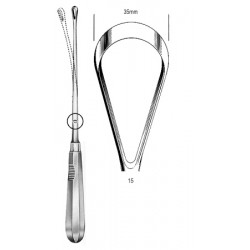 Recamier Curette Mall. sharp 35mm 31cm Fig.15