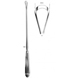 Bumm Curette sharp rigid 30mm, 34cm Fig.14