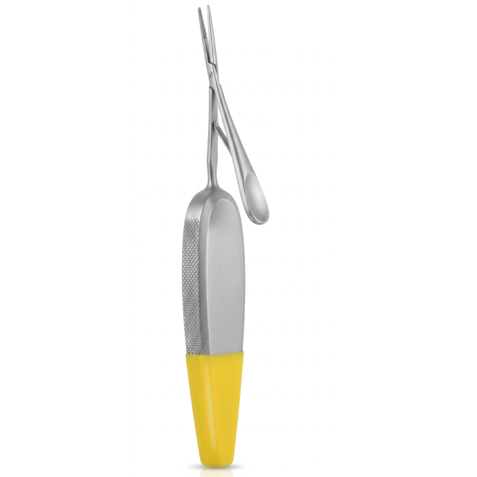 Barraquer Ndle Holder w/hollow handle 16cm TC
