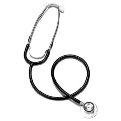 Duplex Stethoscope w/grey tubing 