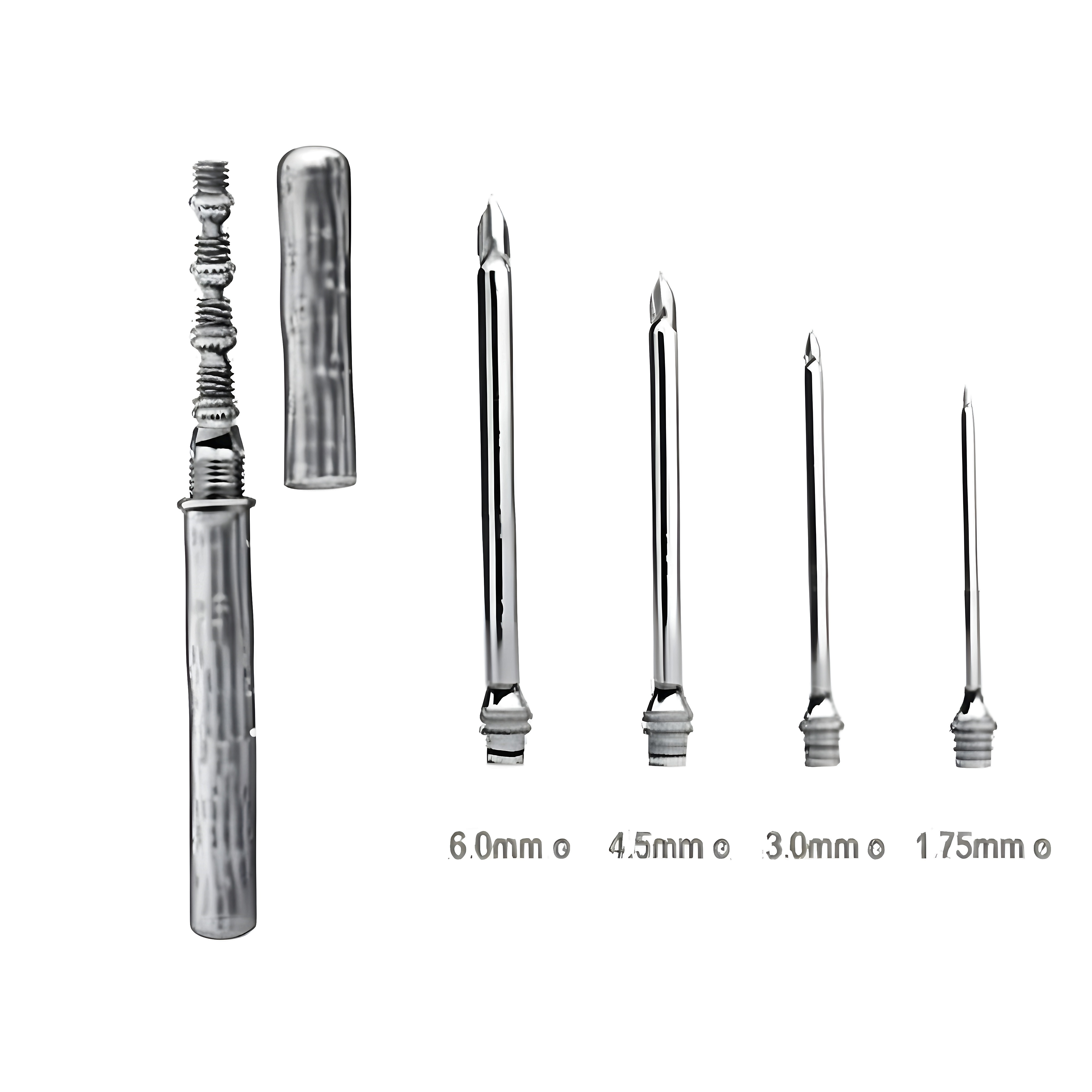 Universal Trocar and Cannula set/4 P/Handle