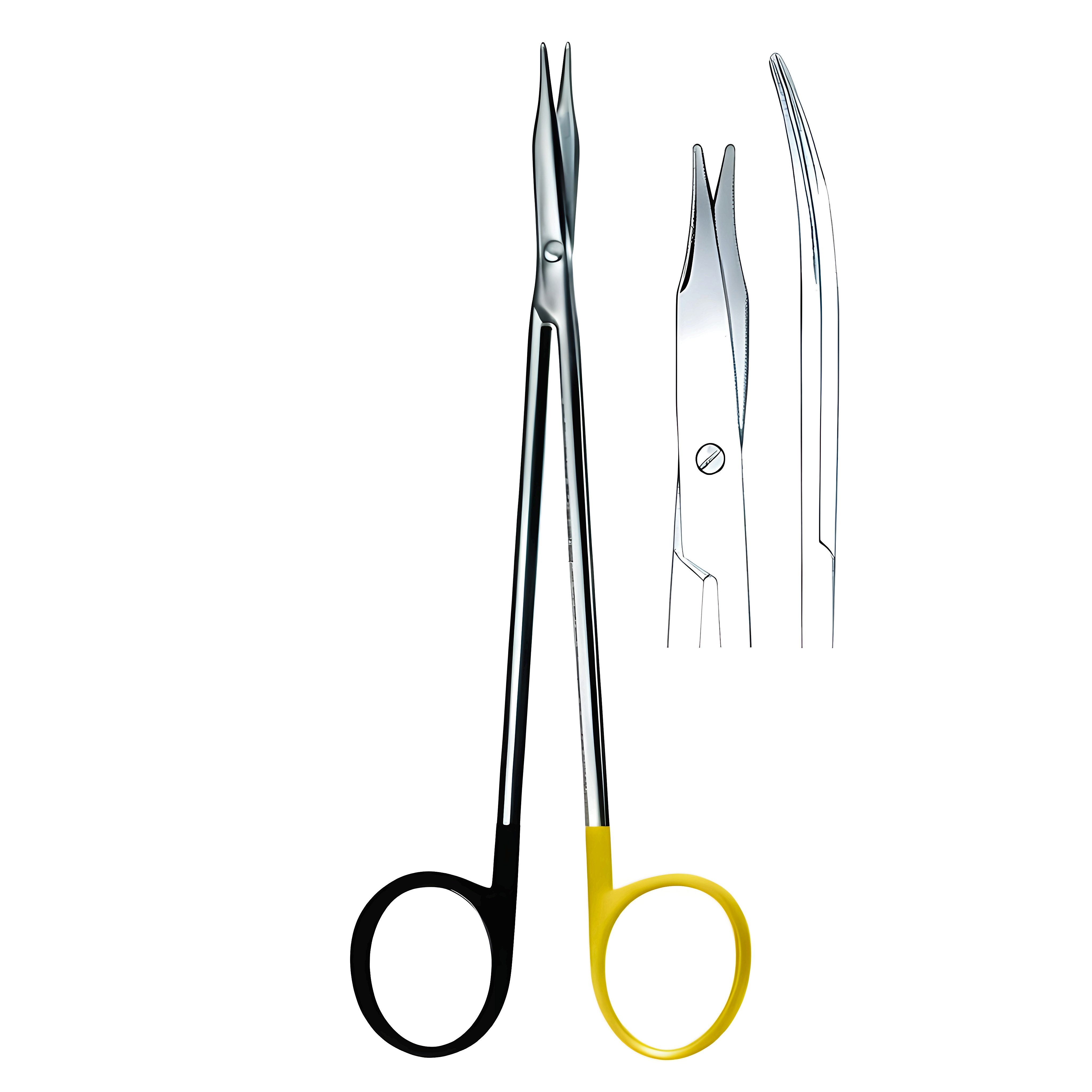 REYNOLDS Scissors cvd 18cm S/CUT, TC