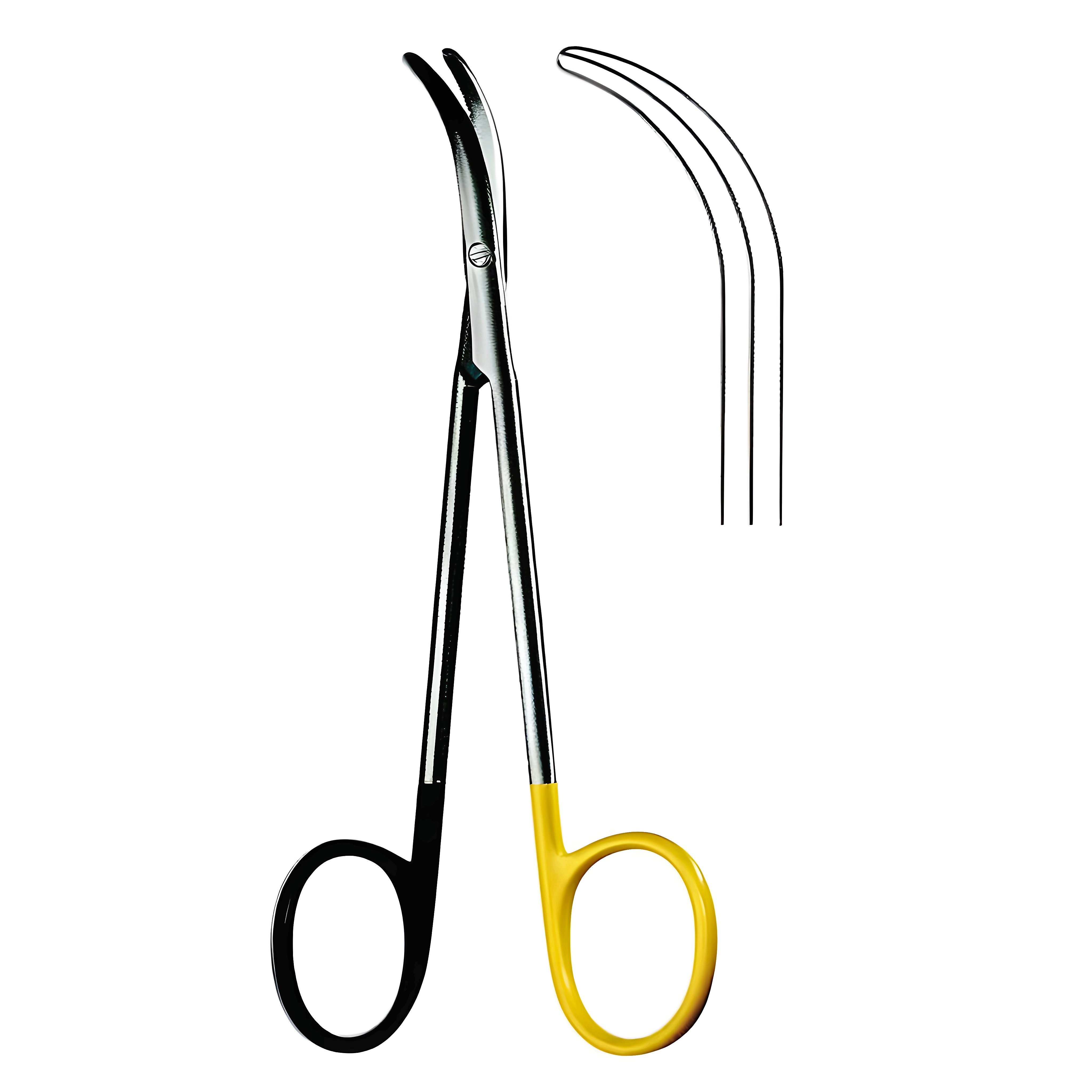 Fomon Dissecting Scissors cvd 13.5cm S/CUT TC
