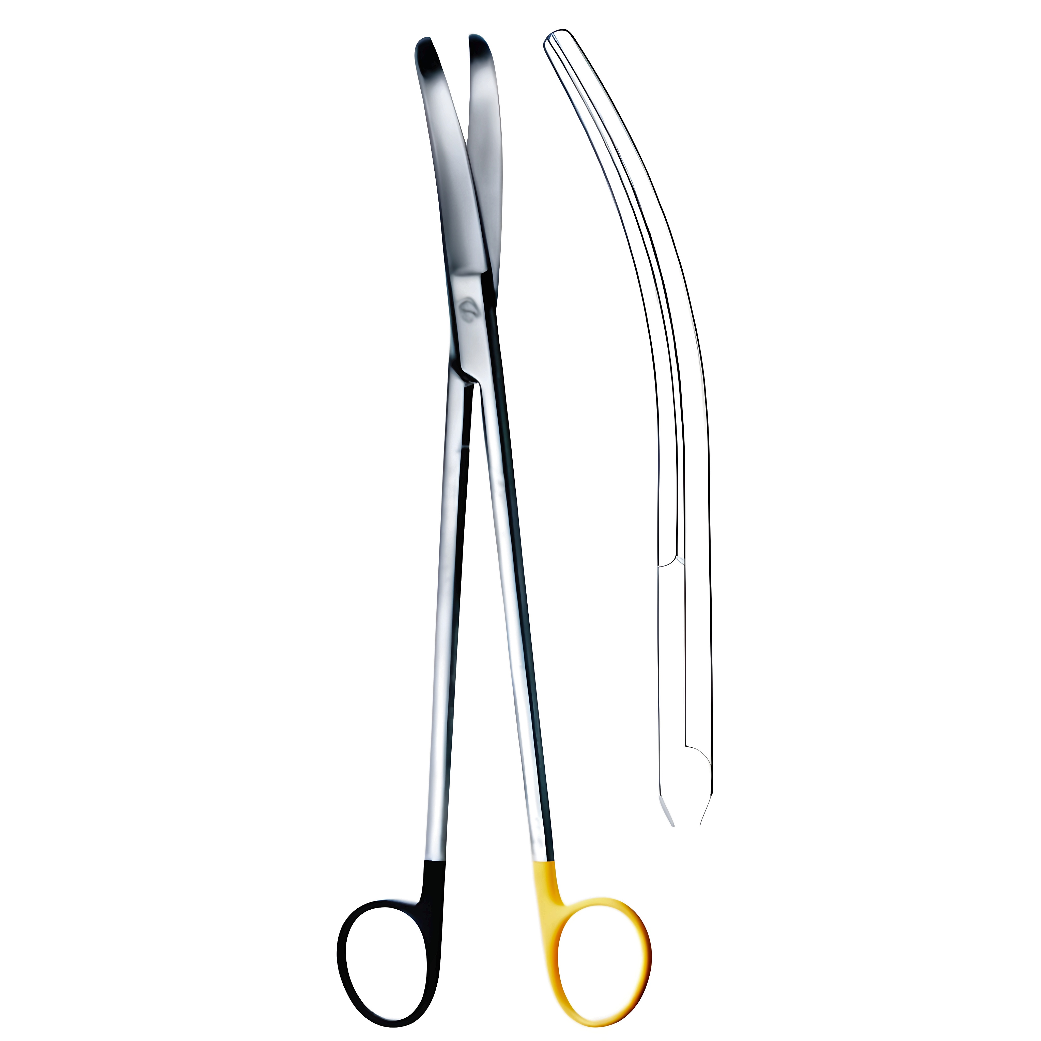 Lloyd Davies Rectal Scissors 25.5cm S/CUT, TC