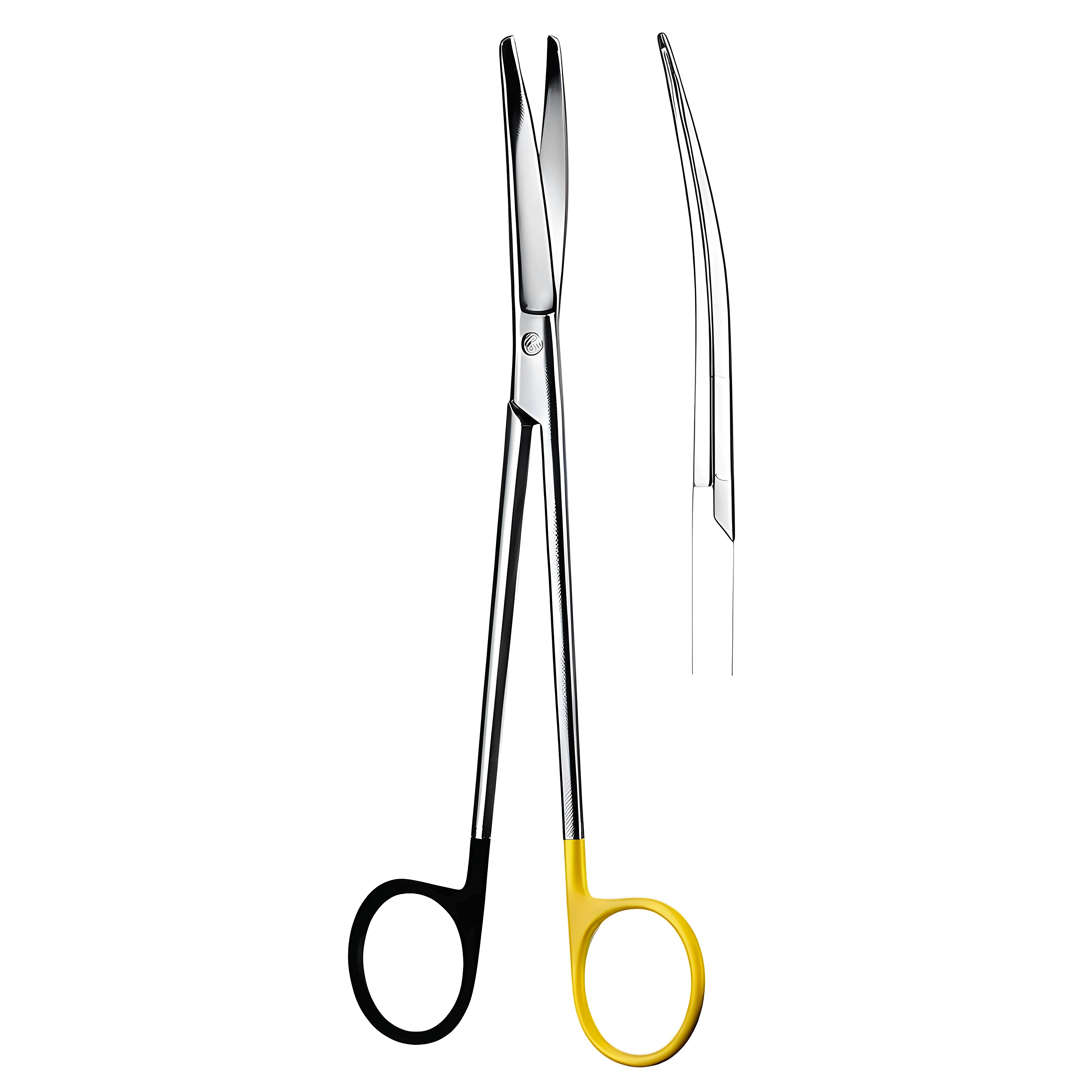 Wertheim Gynec. Scissors cvd 19.5cm S/CUT, TC