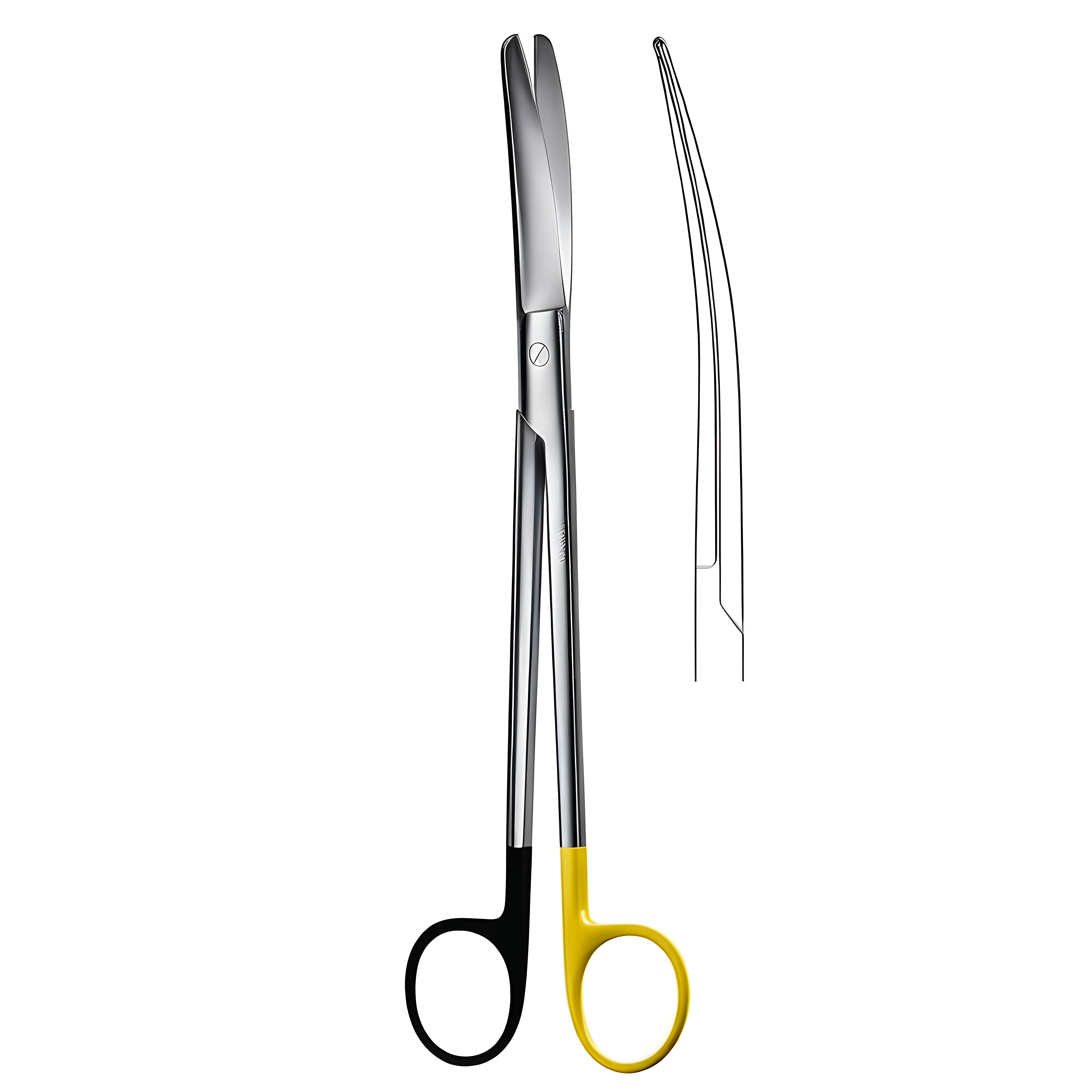 SIMS Uterine Scissors cvd 23cm S/CUT, TC