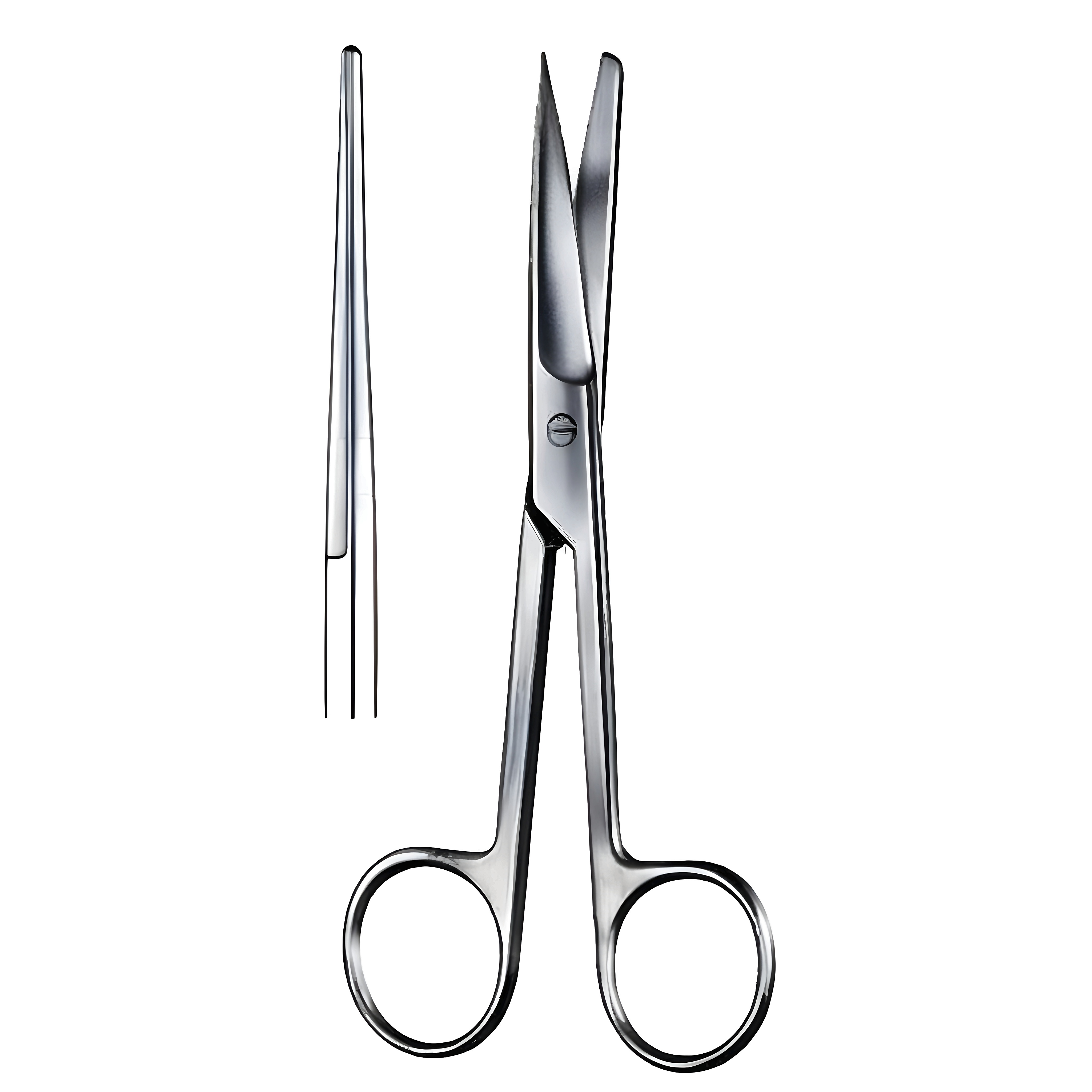 Op-Scissors sh/bl str 10.5cm
