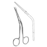 FOMON Scissors bent on shaft 15cm