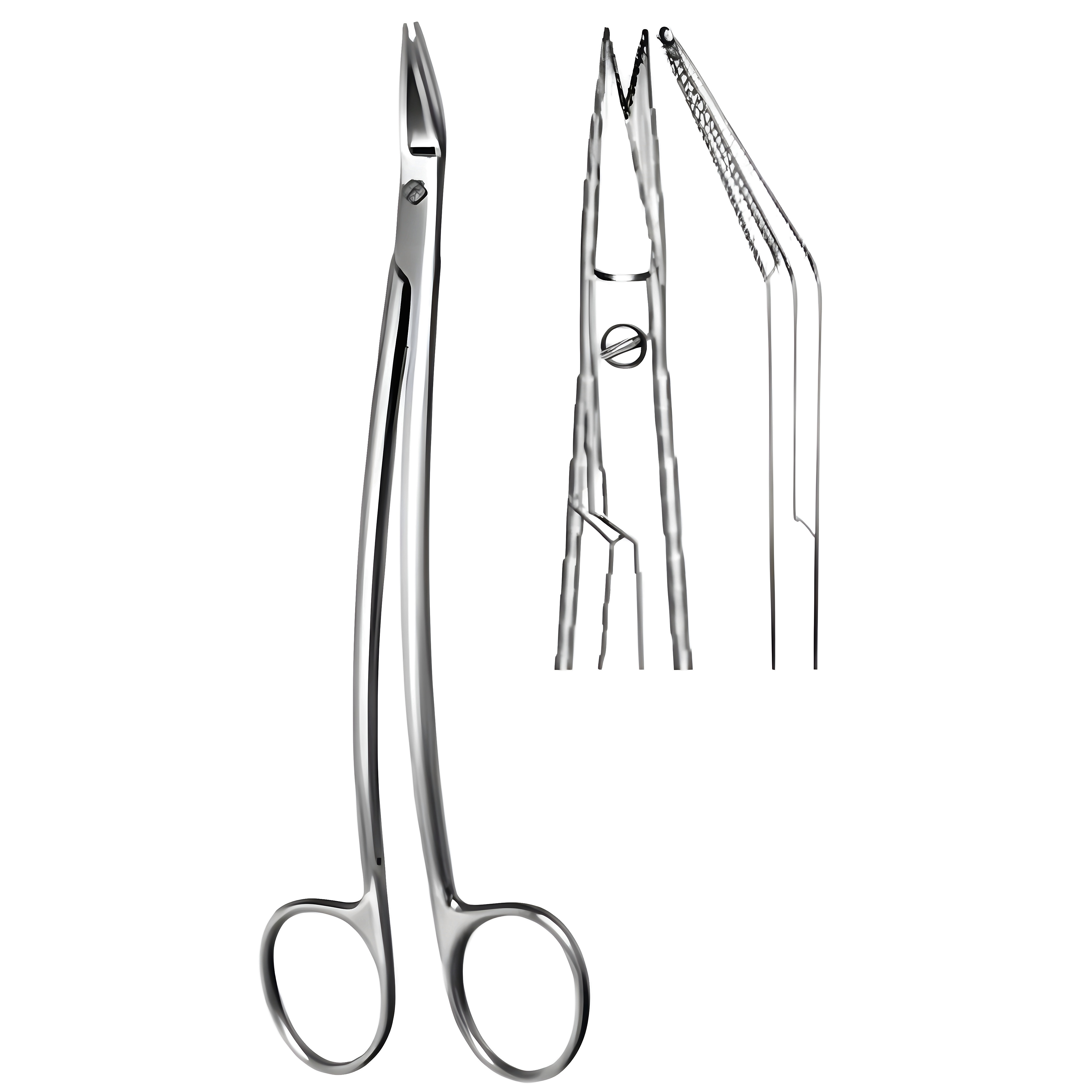 DEAN Tonsil Scissors (A.O.F) serr 17cm