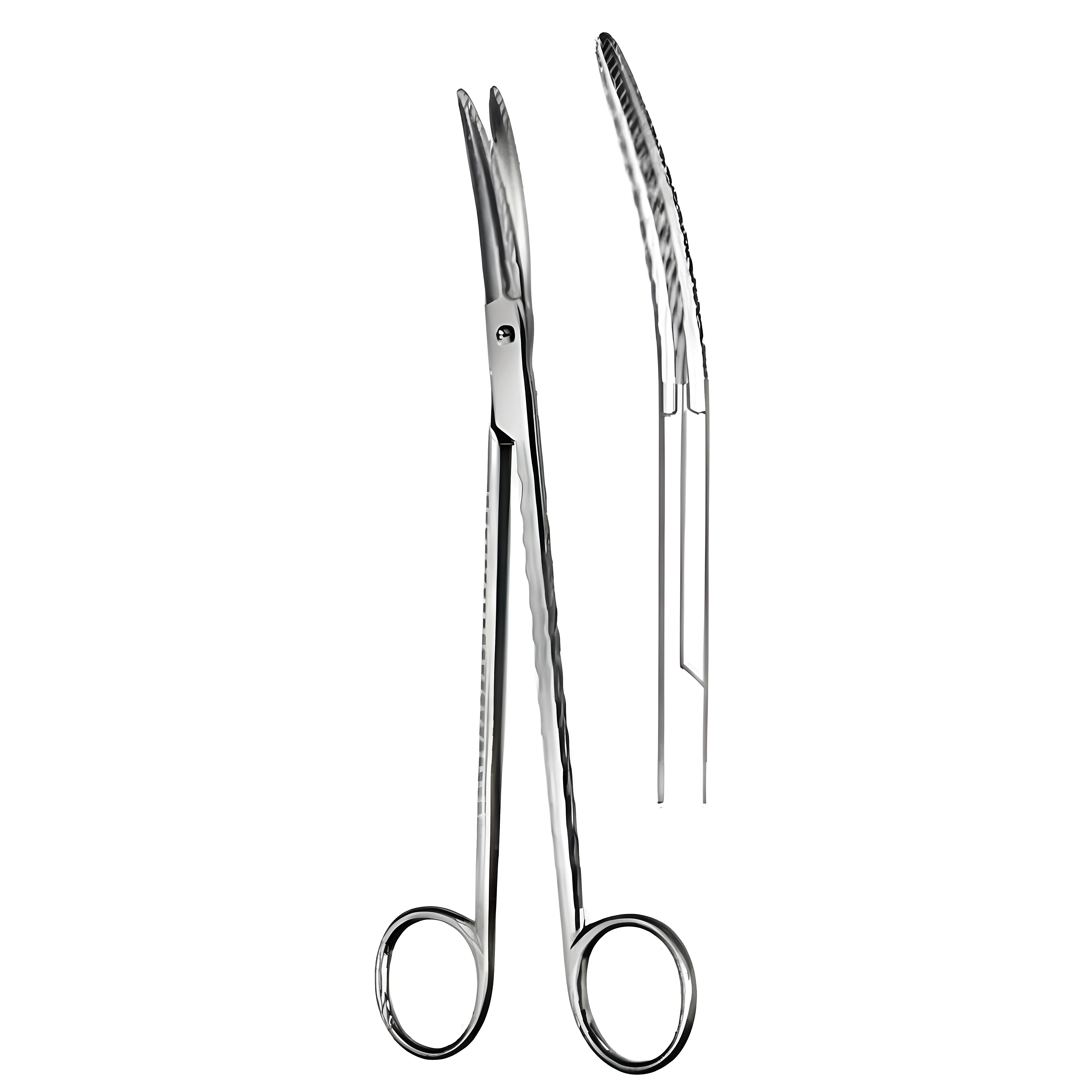 BOETCHER Tonsil Scissors cvd 18cm