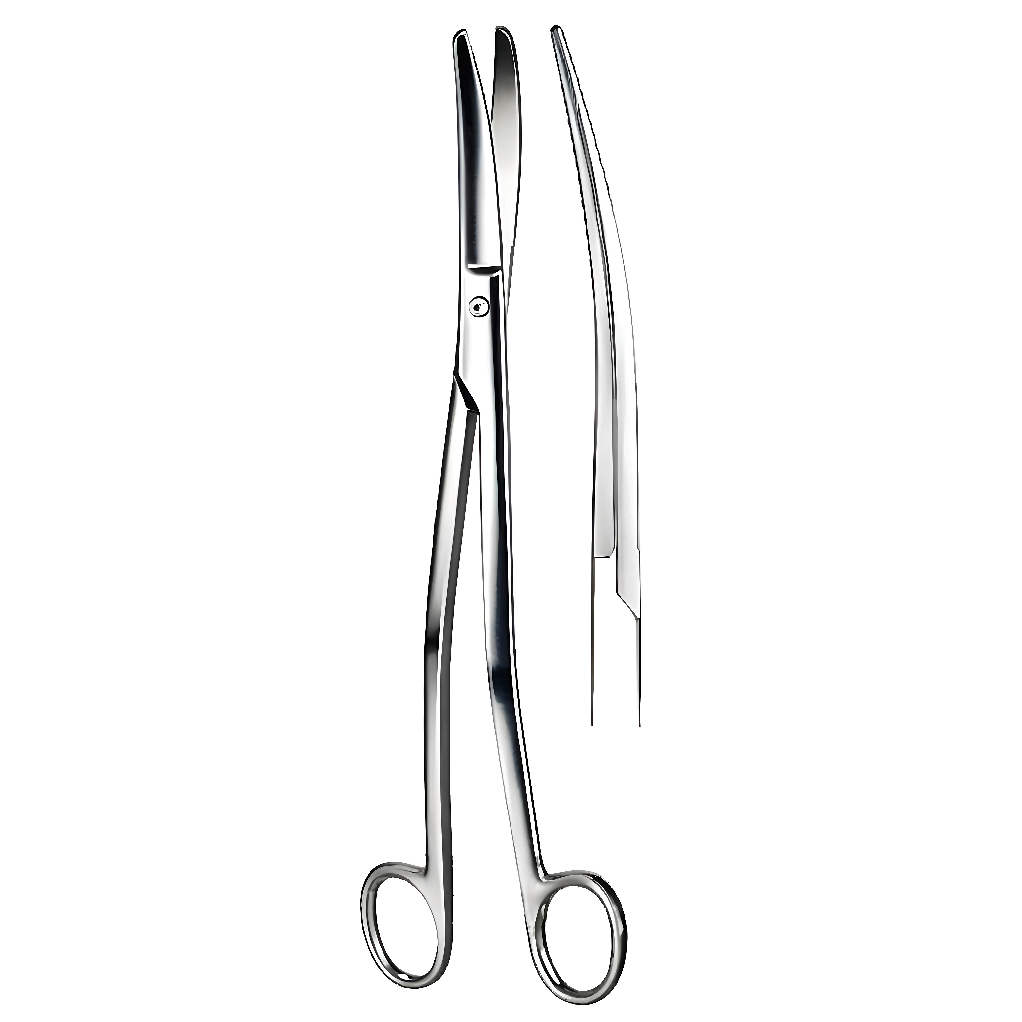 Siebold Gynecological Scissors S/cvd 24cm