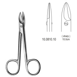 Beebee Scissors sh/sh str 10cm