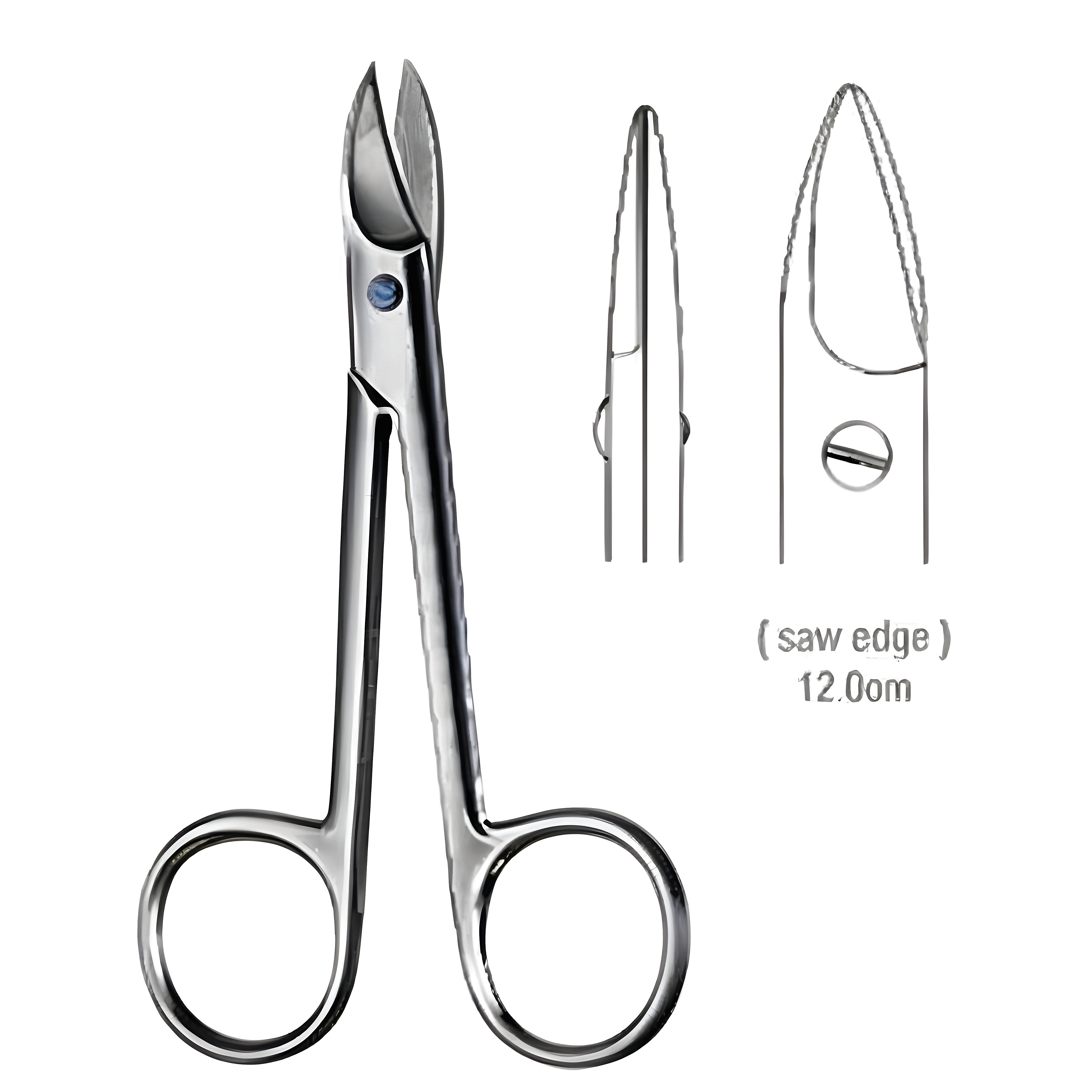 Special Scissors str 12cm saw edge