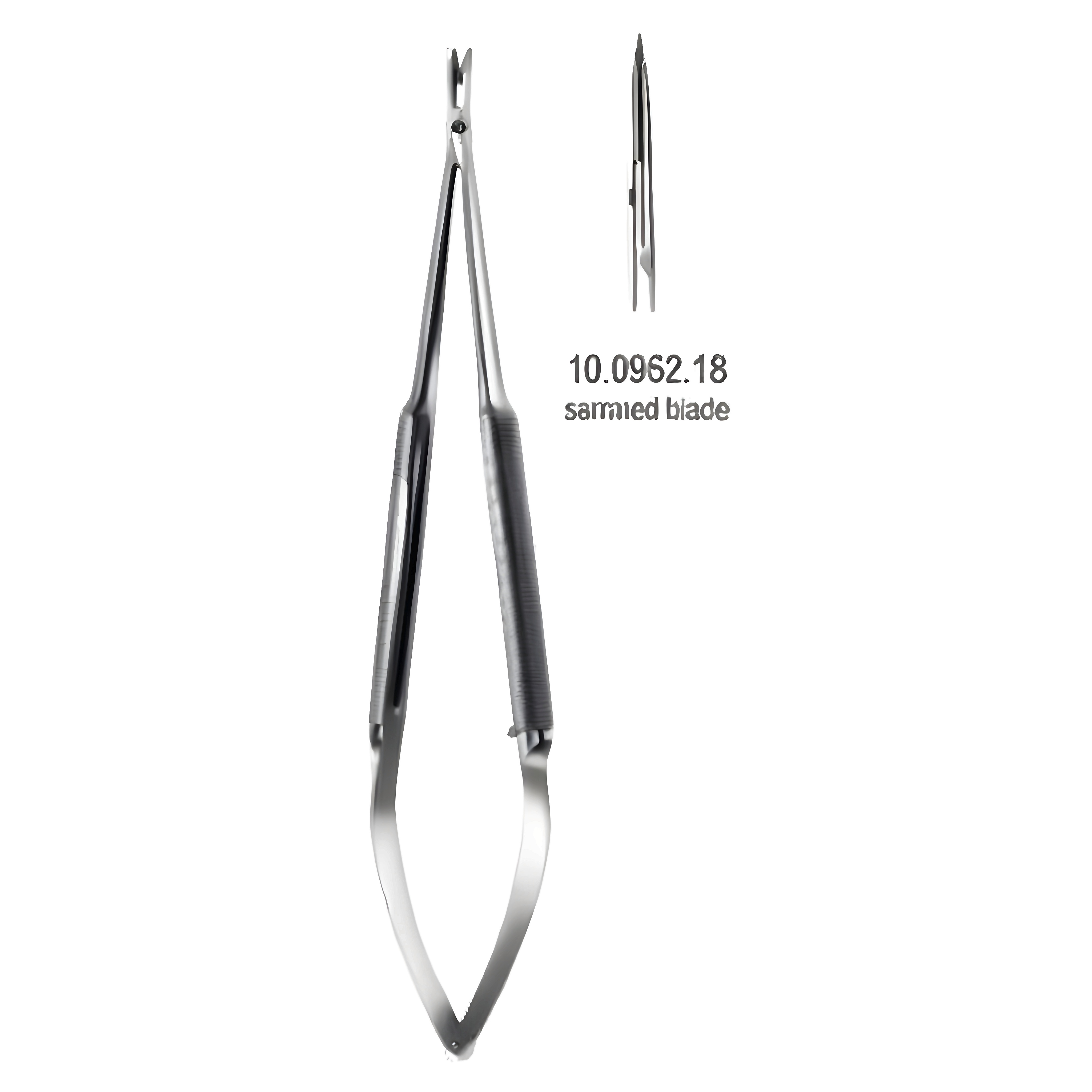 Micro Scissor round handle str serr 18cm