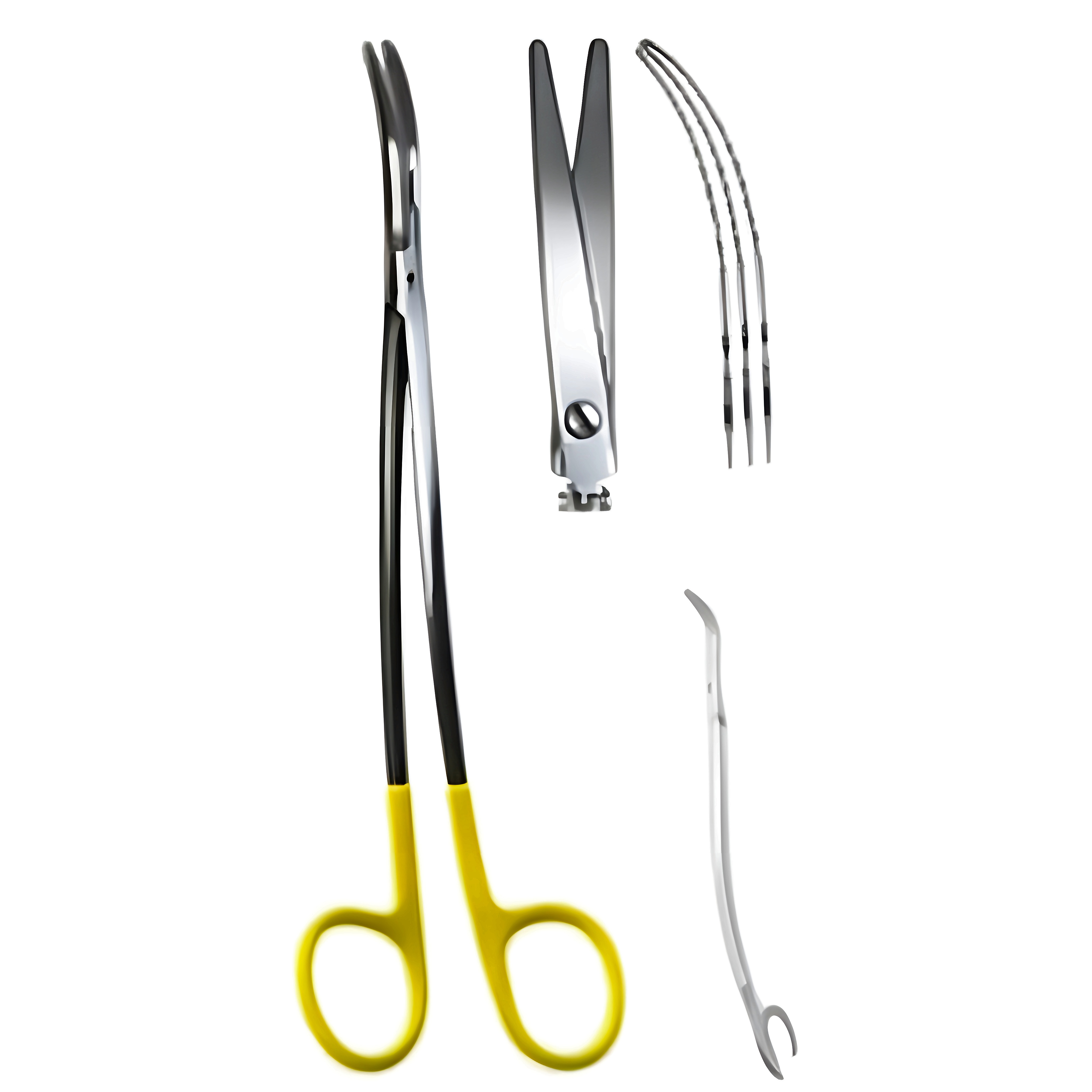 Metzenbaum Fino Scissors bl/bl S-cvd 23cm TC
