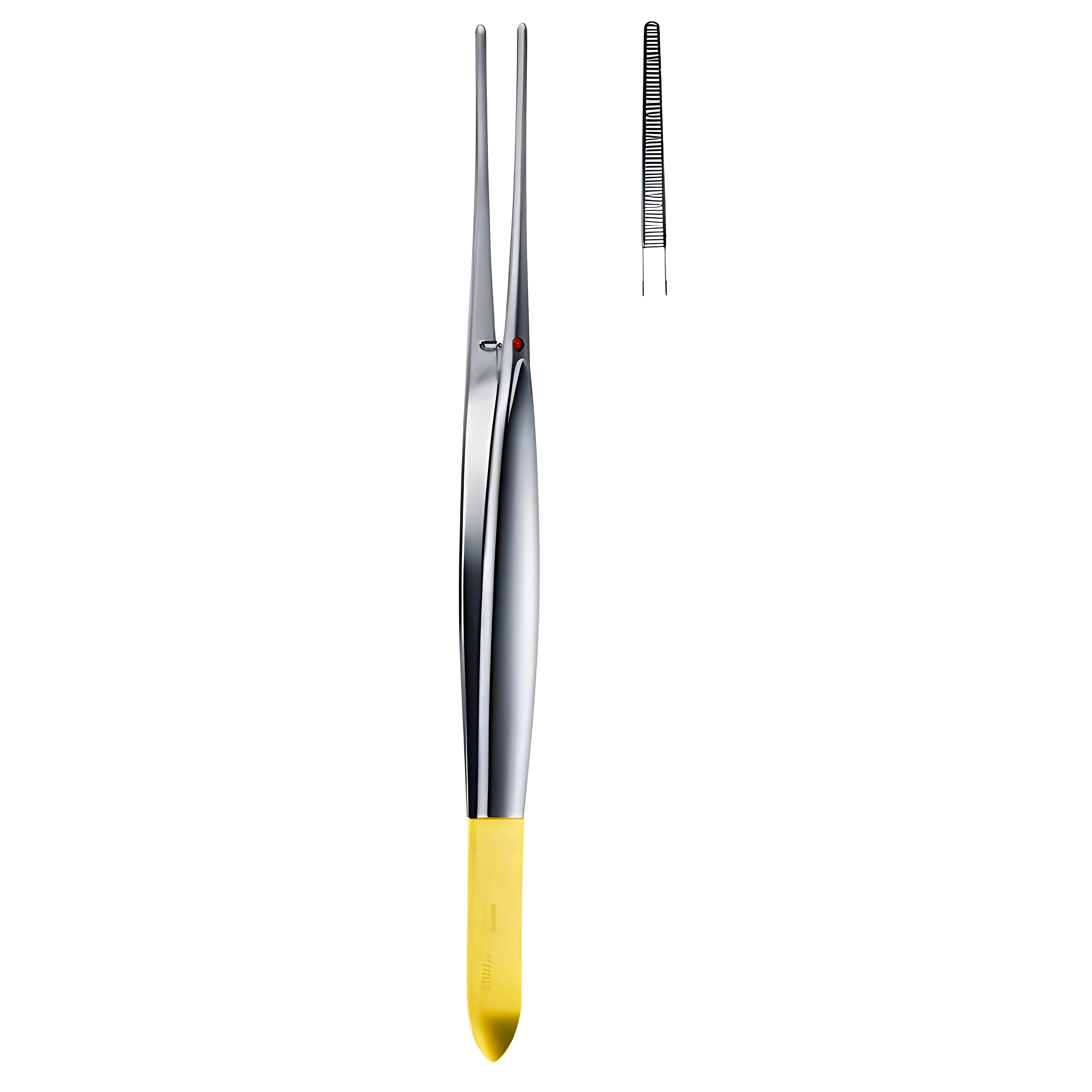 Cushing Fcps serr w/dissector end 17.5cm TC