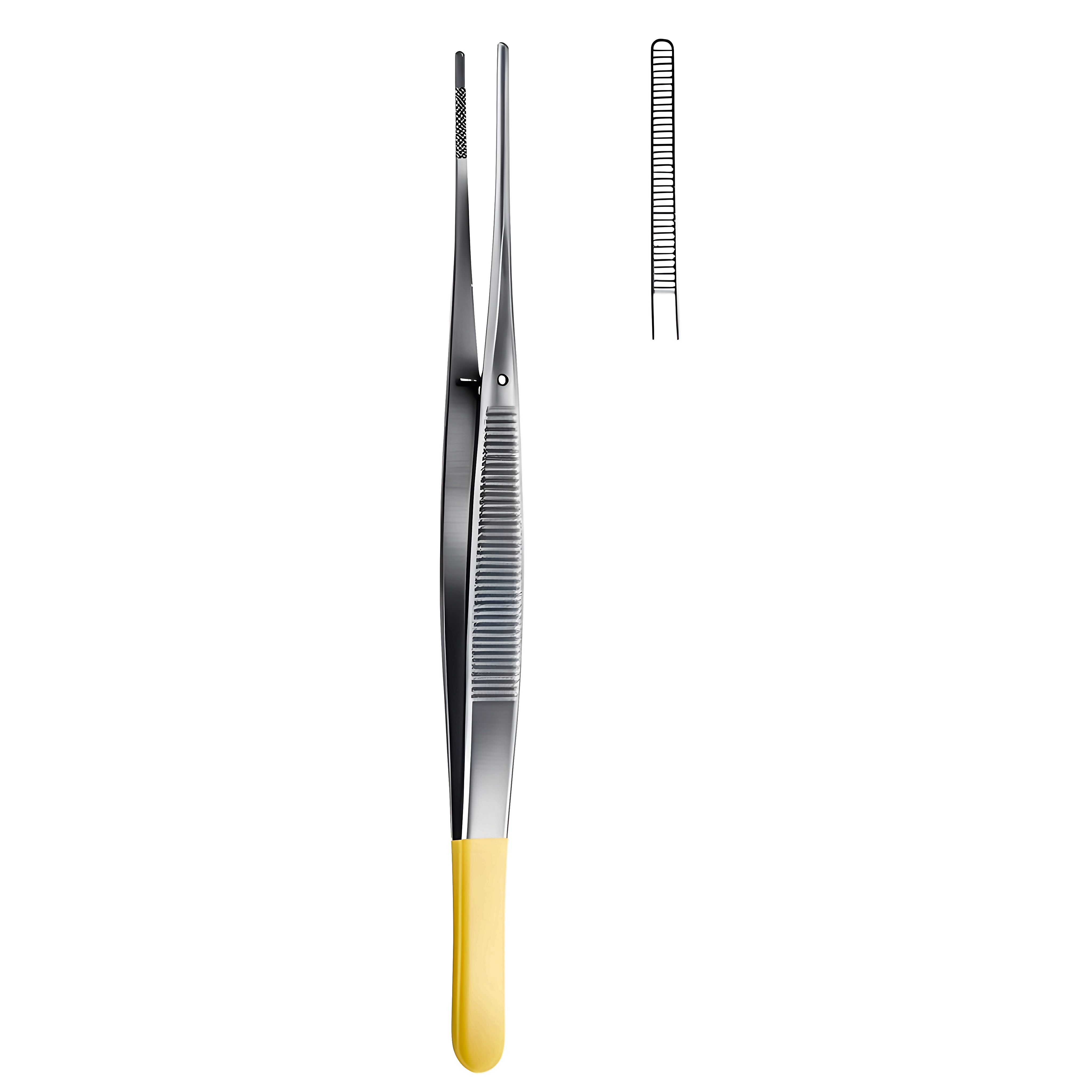 Potts Smith Dis. Fcps w/dissector end 25cm TC