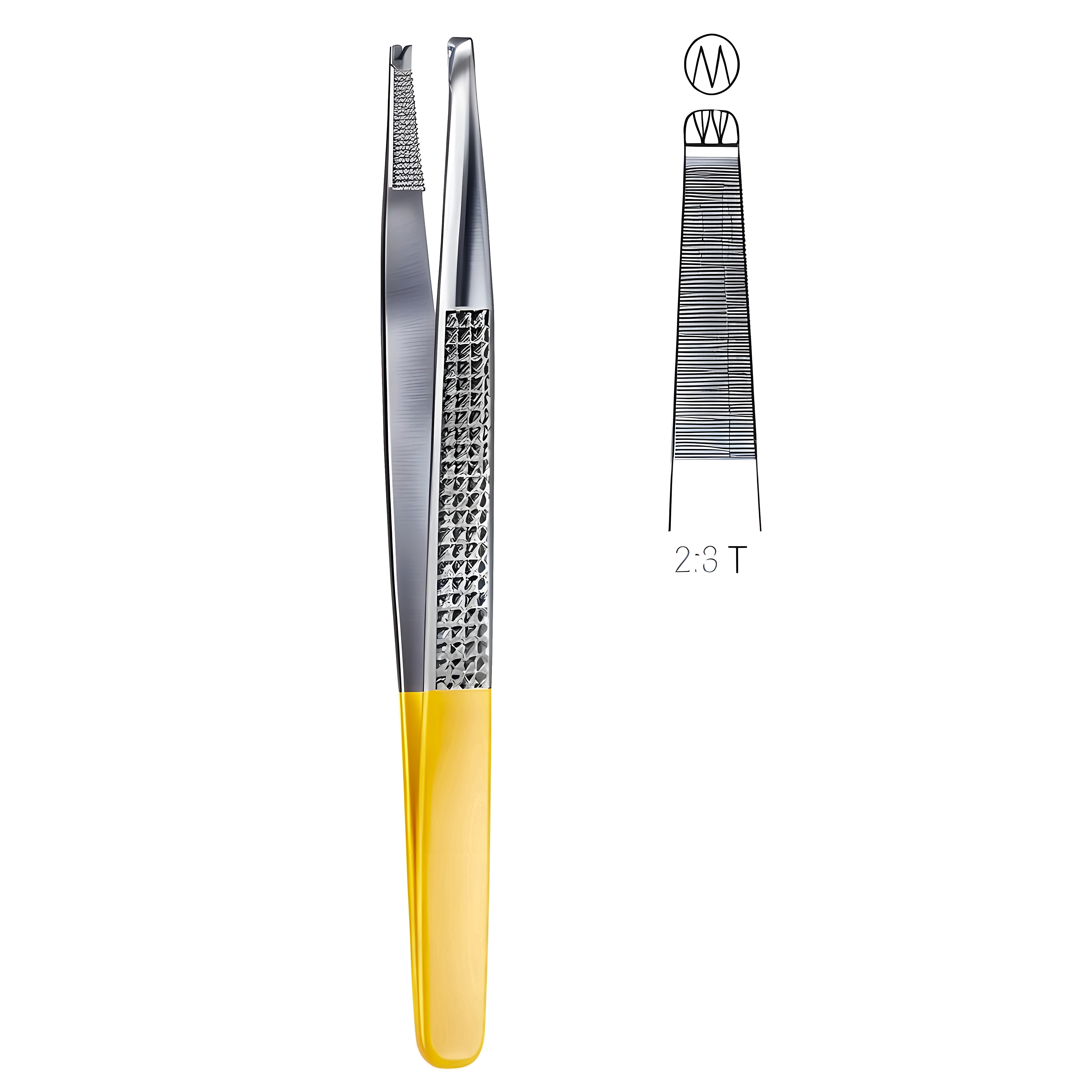 Bonney Tissue Fcps heavy patt. 2x3T, 18cm TC