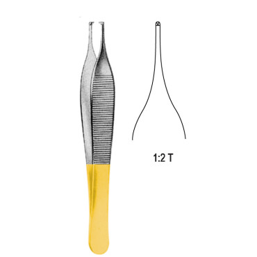 Adson Tissue Fcps N/profile 1x2T, 12cm TC
