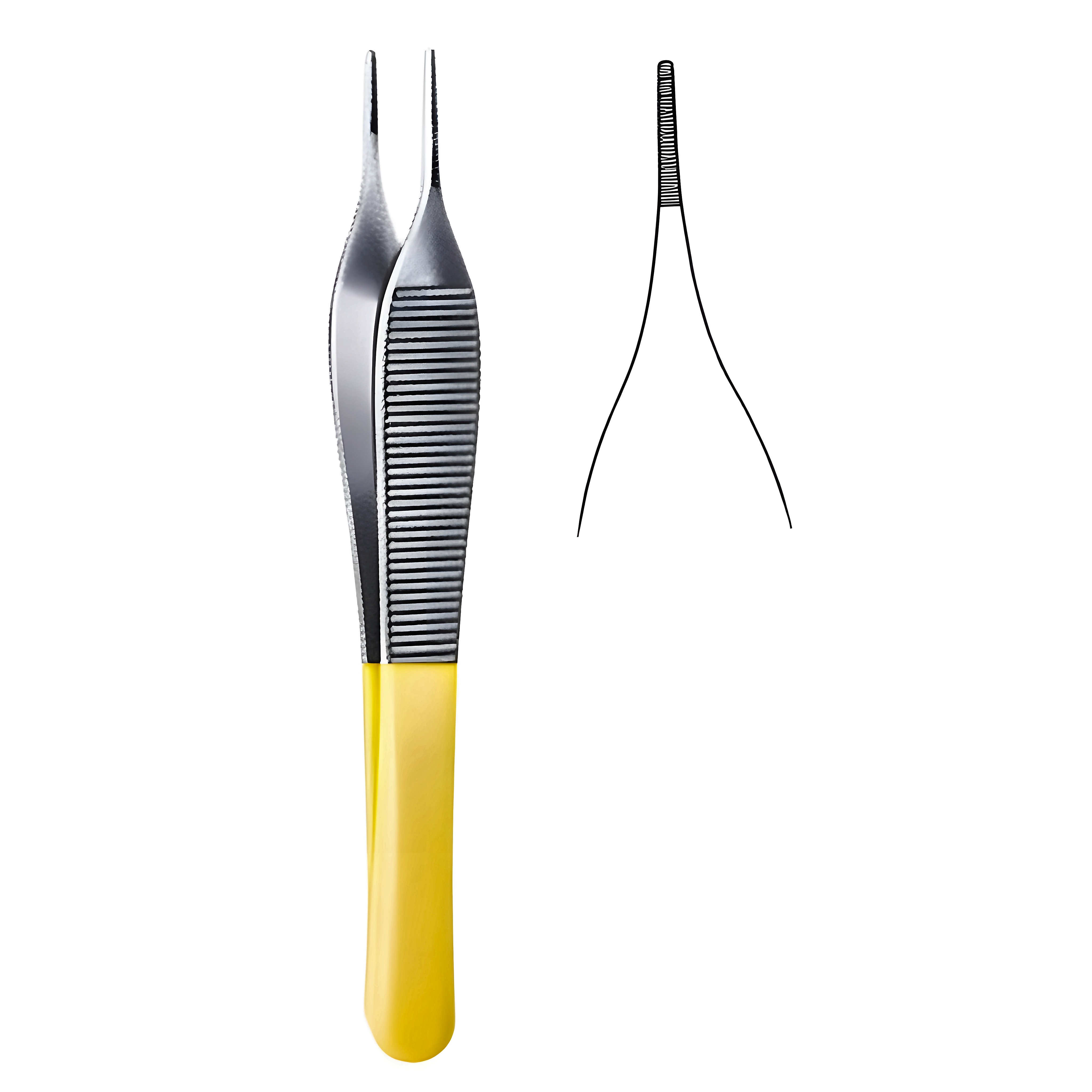 Micro Adson Fcps serr mini profile 12cm TC