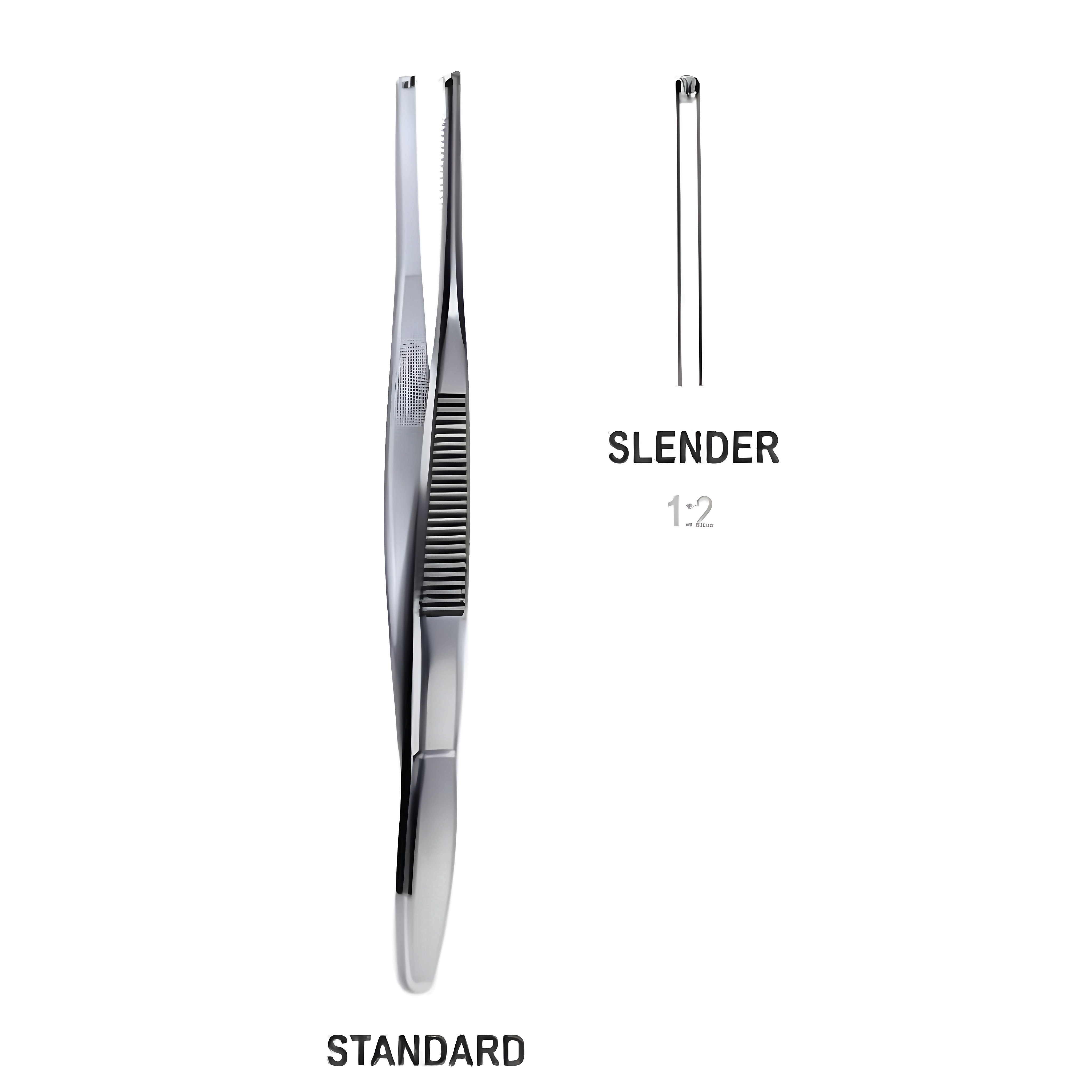 Tissue Fcps Fine Narrow 1x2T, 20cm