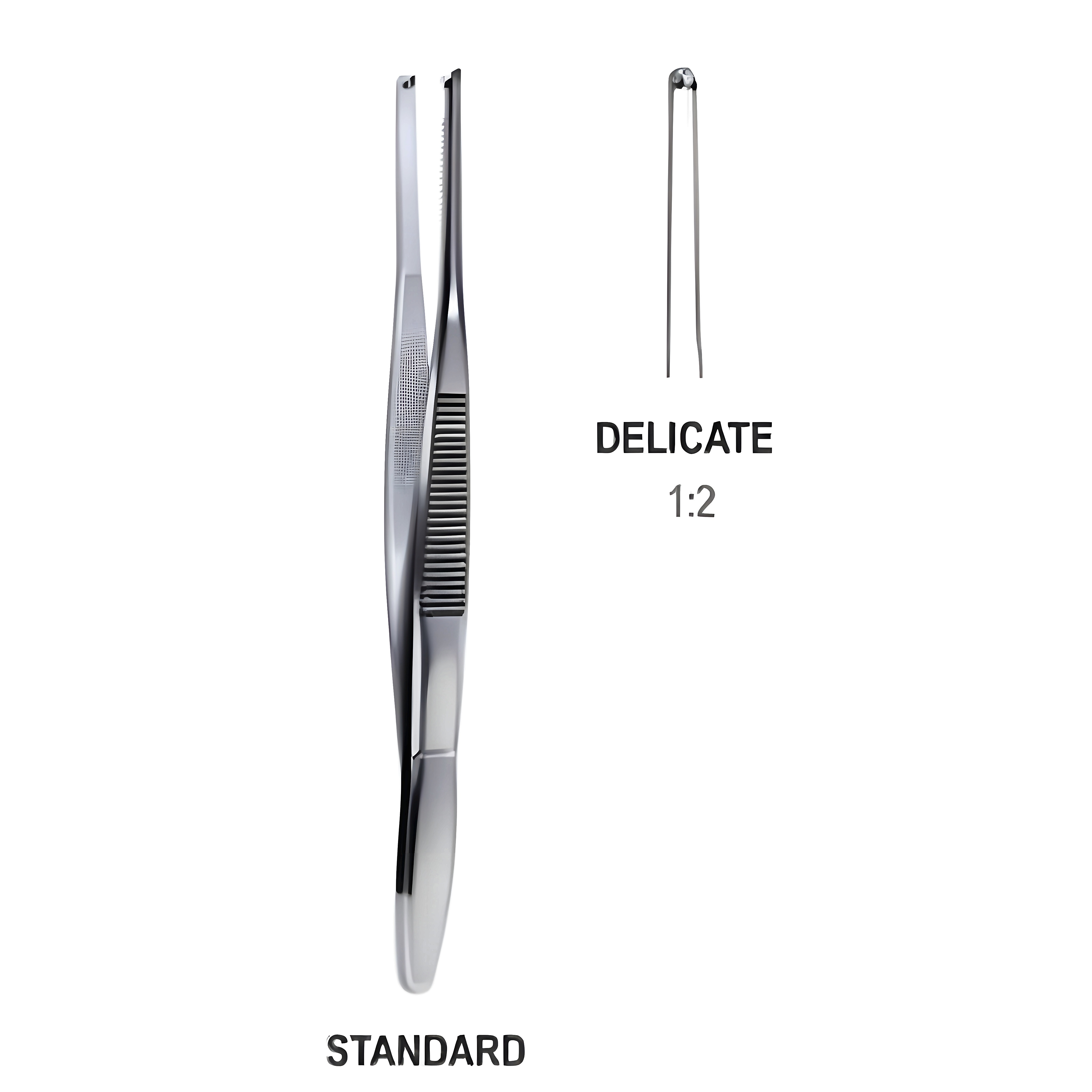 Tissue Fcps Narrow 1x2T, 13cm