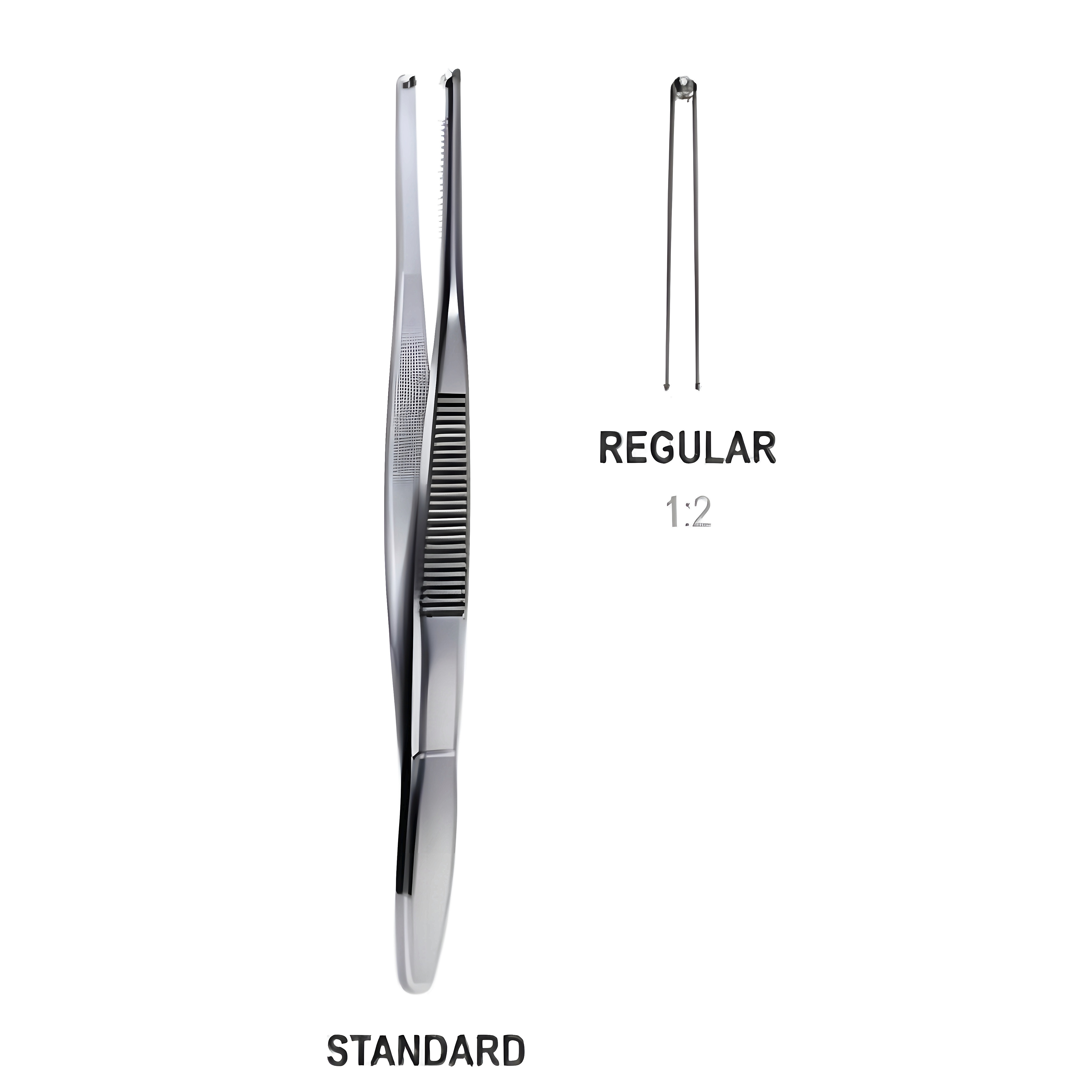 Standard Tissue Fcps 1x2T 11.5cm