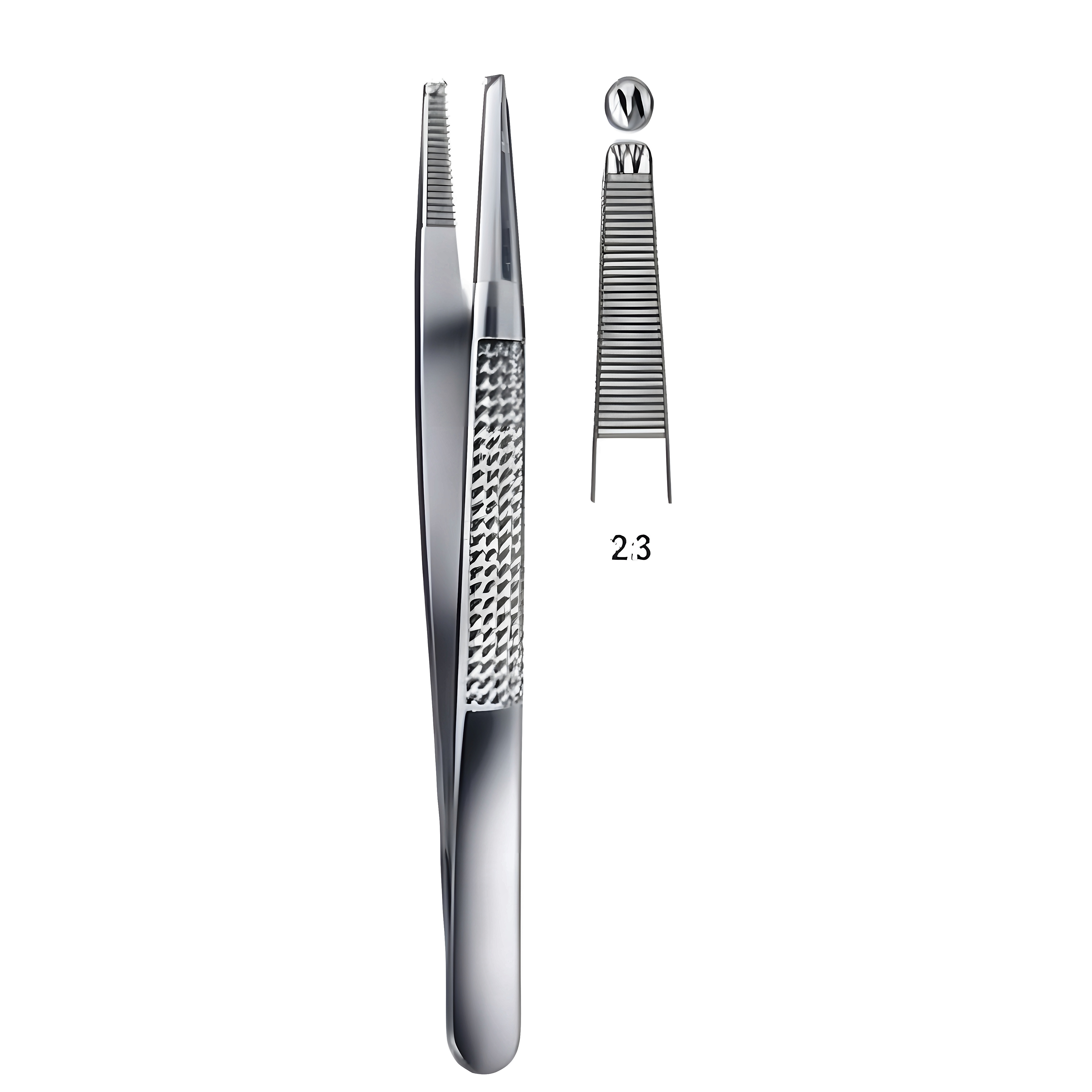 Bonney Tissue Fcps 2x3T, 18cm