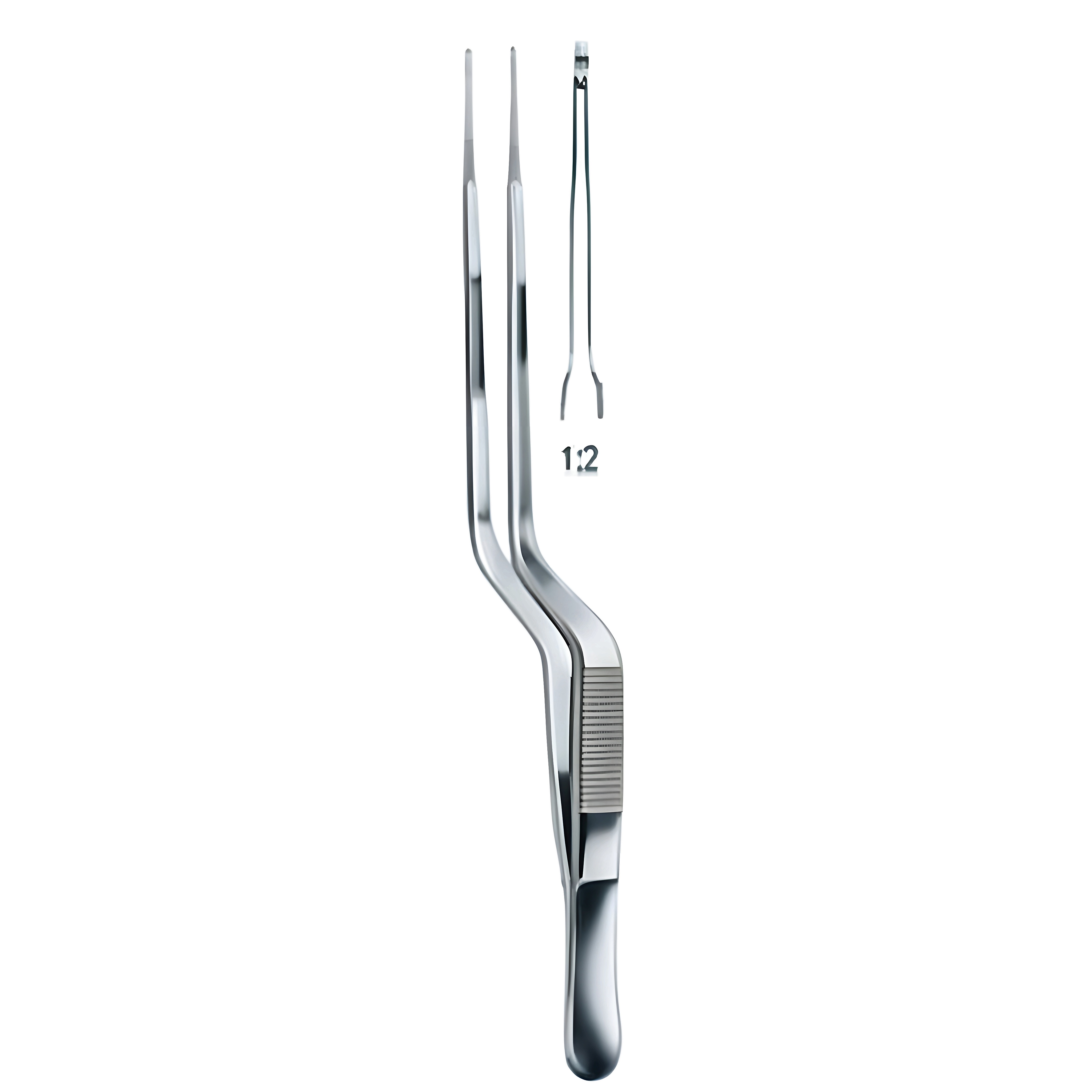 Gerald Tissue Fcps bayonet 1x2T 18cm