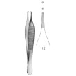 Adson Tissue Fcps 1x2T, w/ cross serr 12cm