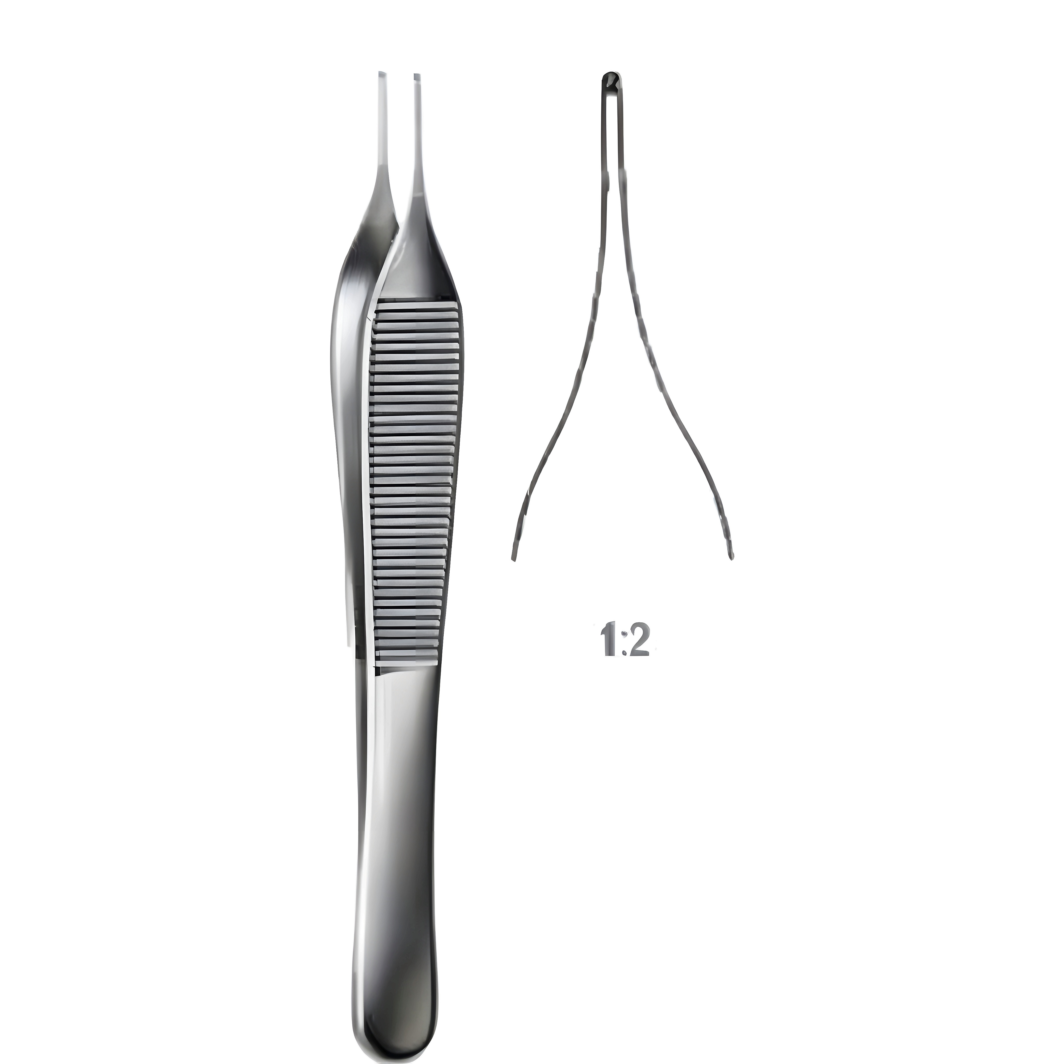 Adson Micro Tissue Fcps 1x2T 12cm