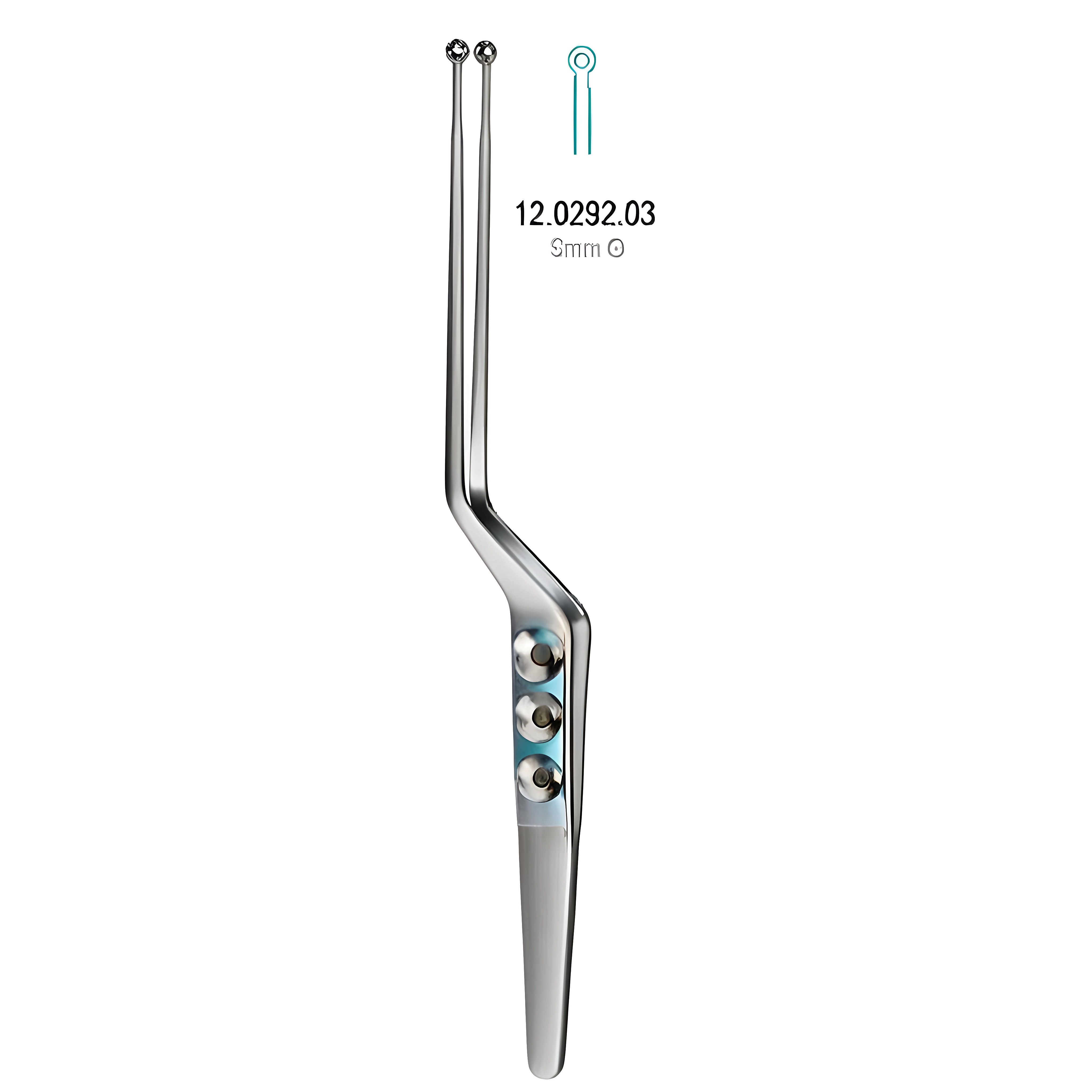 Yasargil Tumor Fcps spoon shaped jaw 3mm 22cm