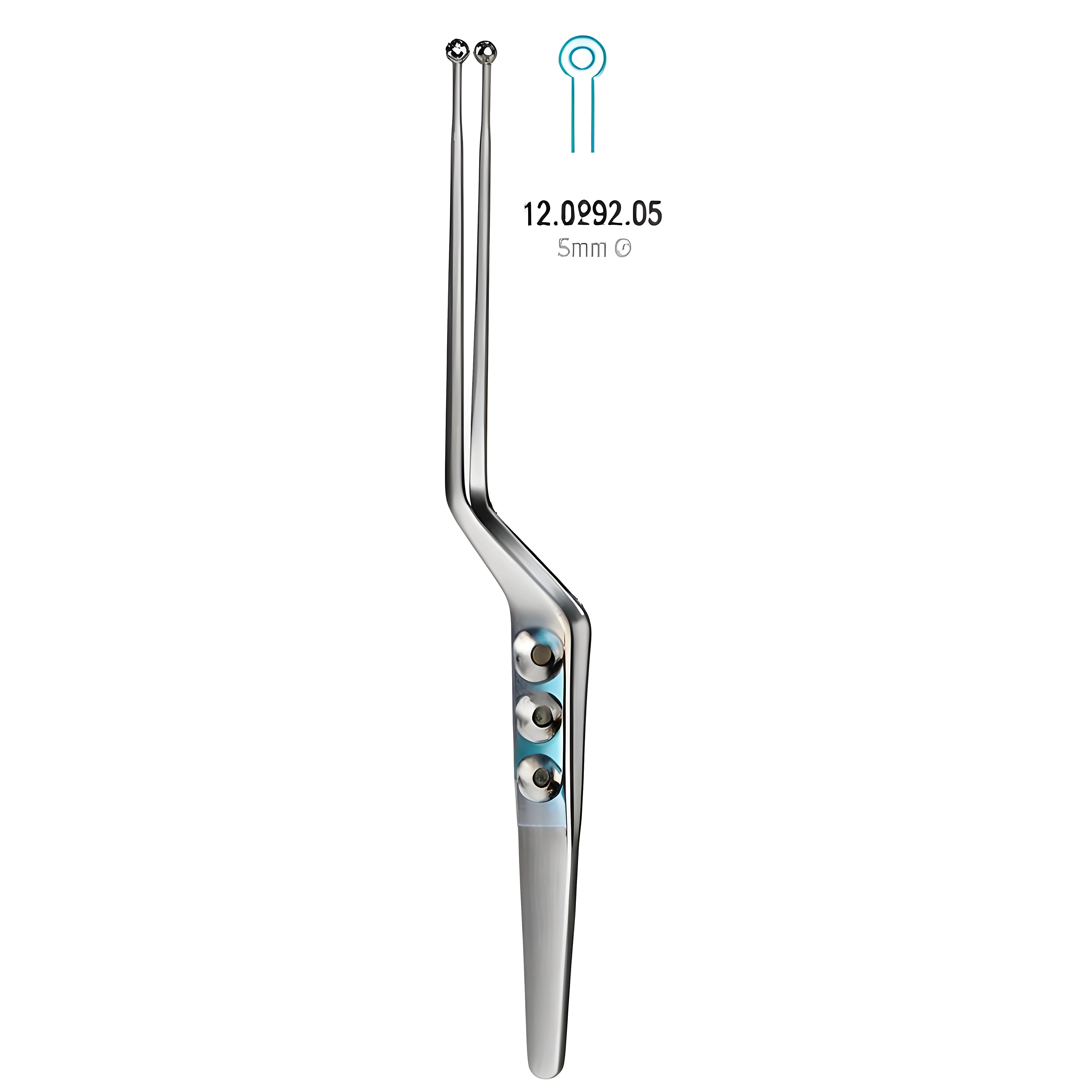 Yasargil Tumor Fcps spoon shaped jaw 5mm 22cm