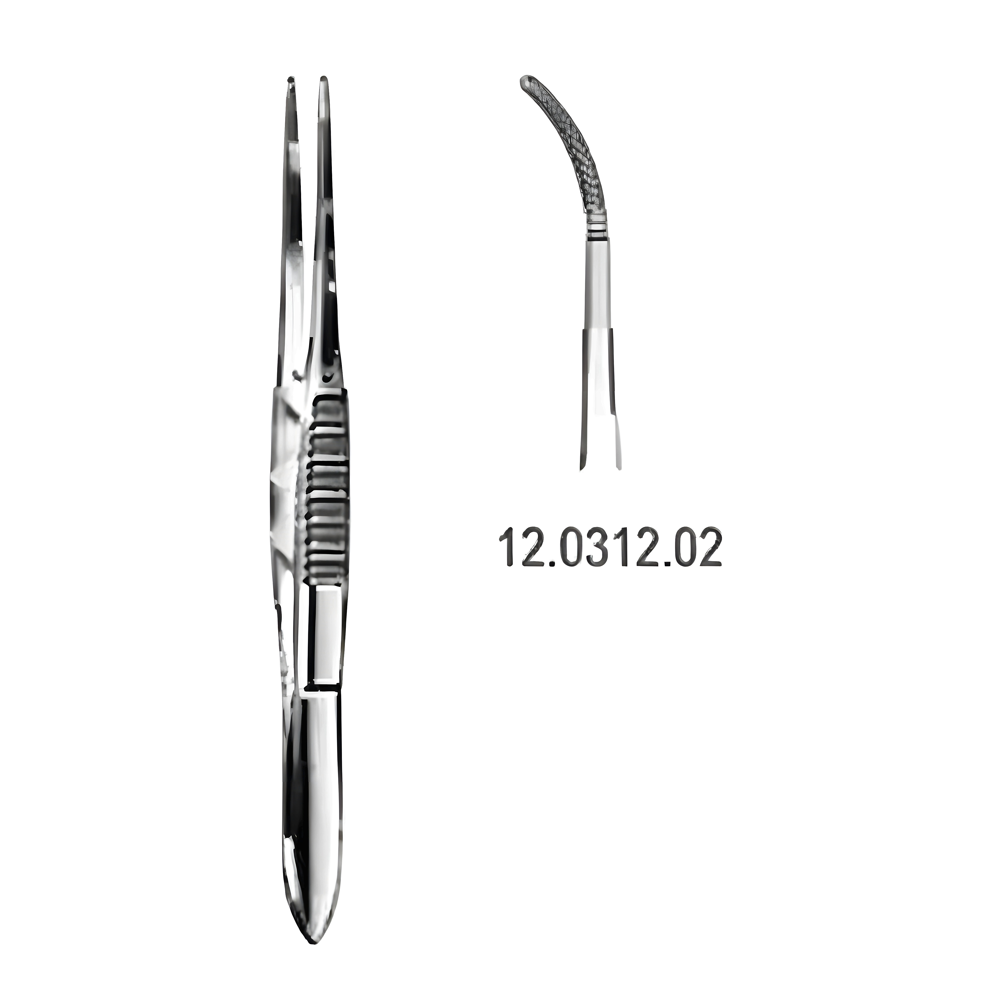 Fine Dressing Fcps serr semi cvd 12cm