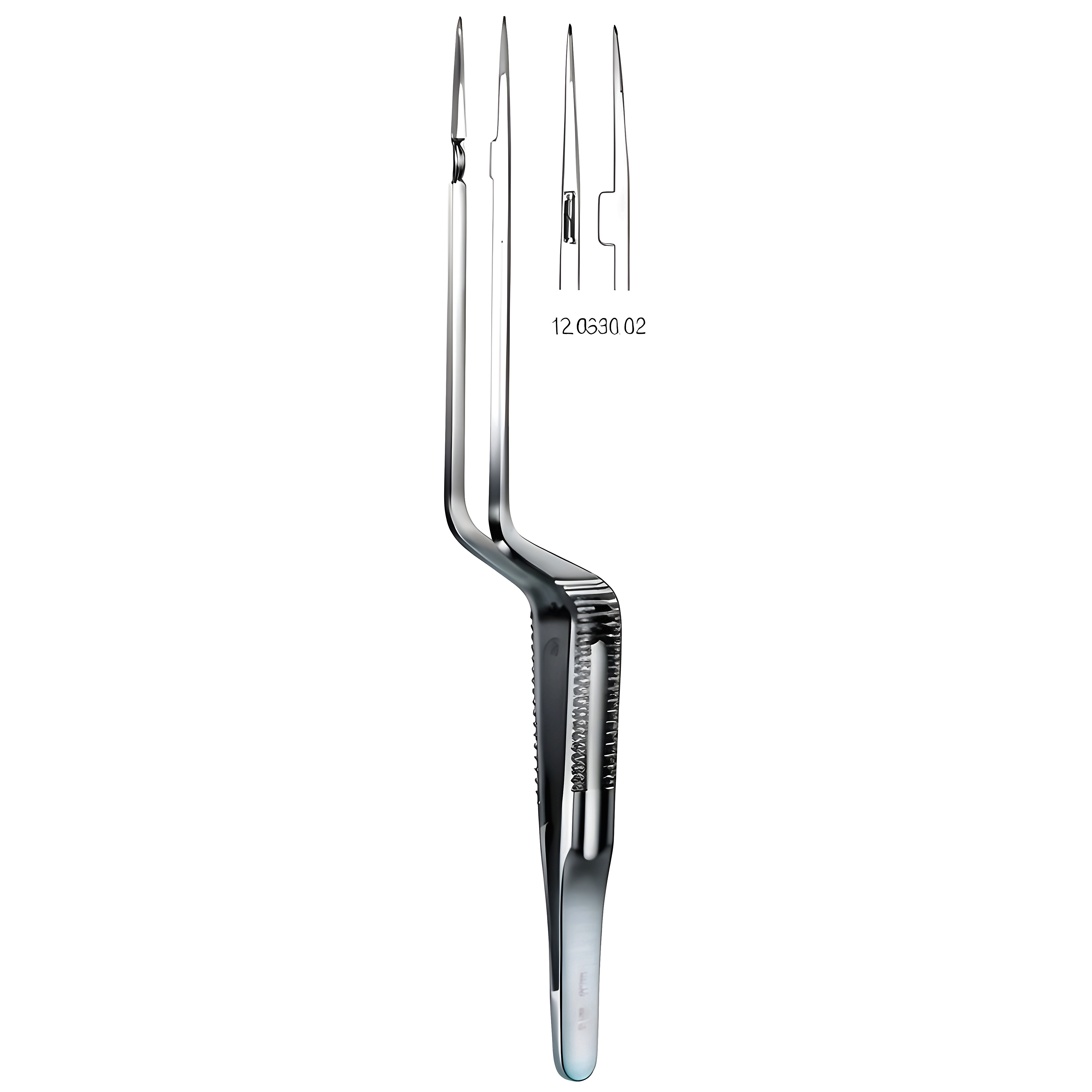 Micro Fcps Bayonet shaped smooth fine 22.5cm