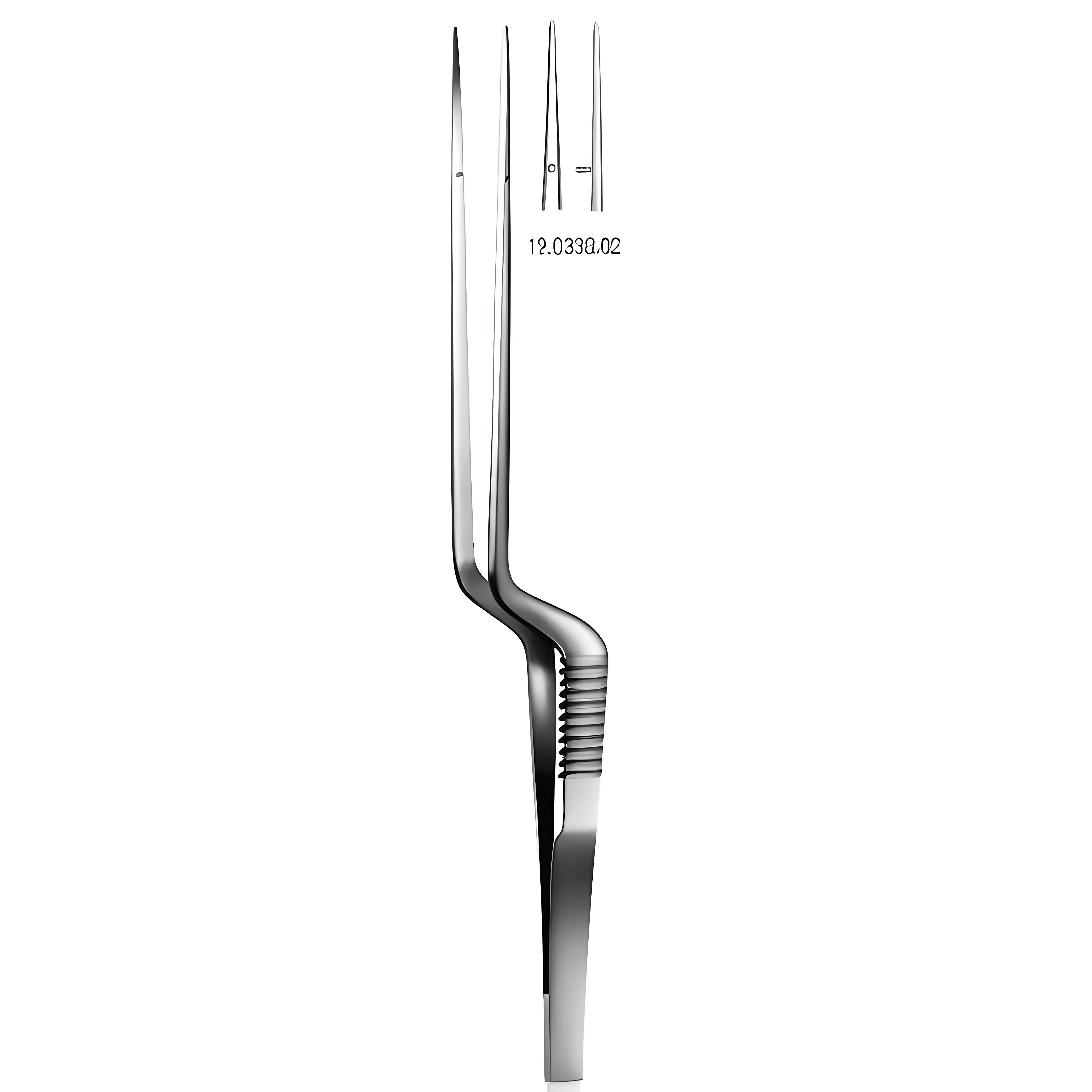 Micro Fcps Fine bayonet smooth 0.6mm, 18.5cm