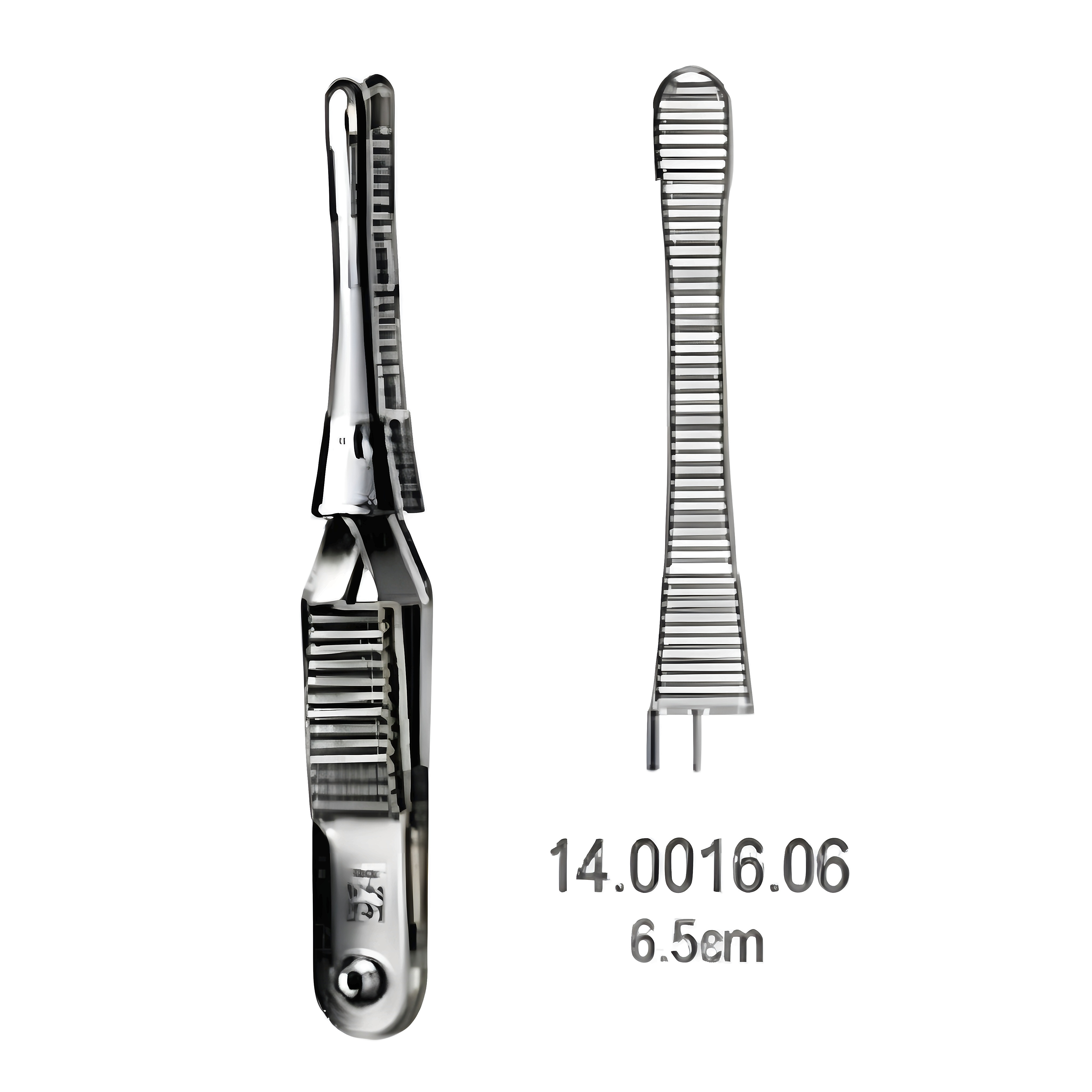 Johns-Hopkins Haemostatic Fcps str 6.5cm