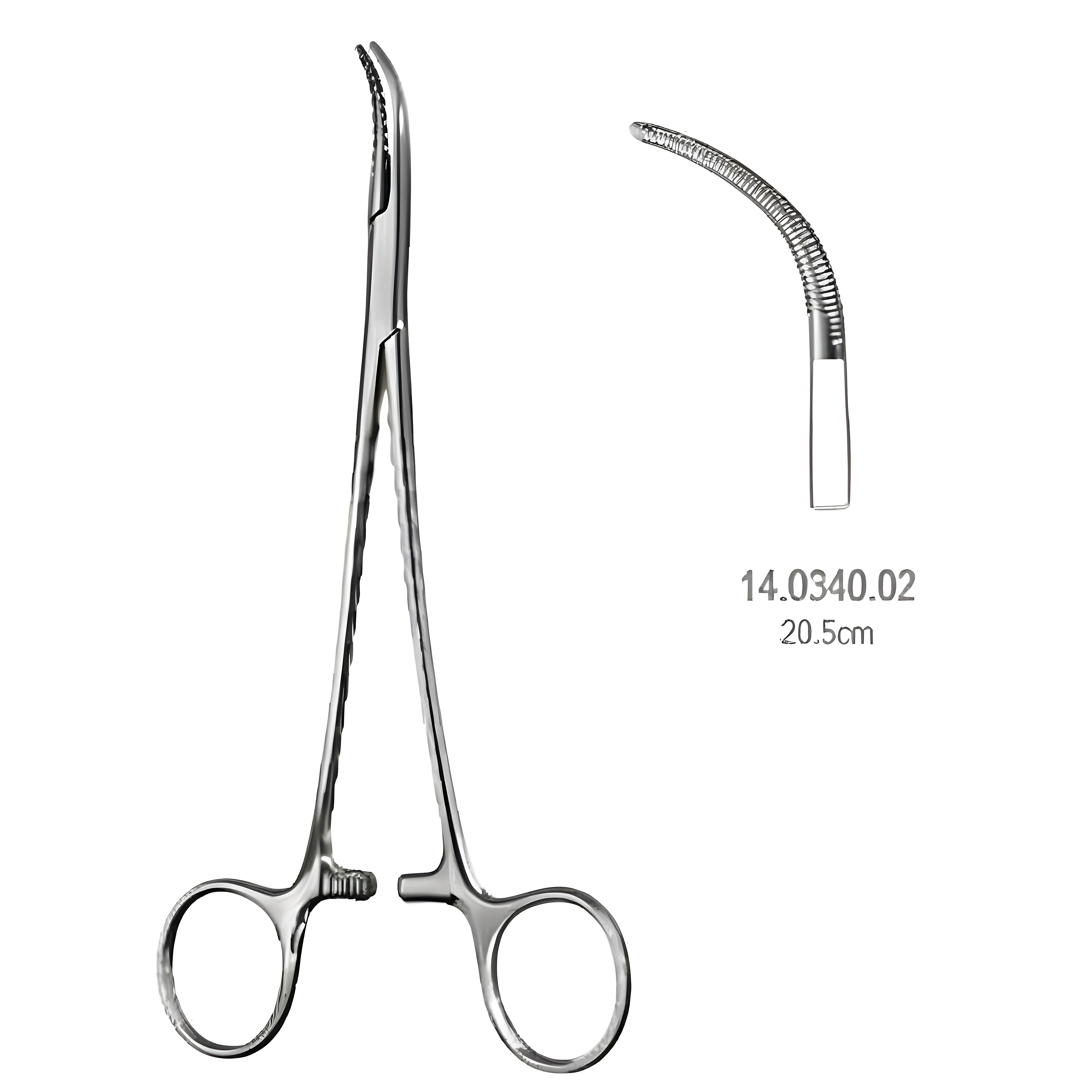 Overholt Diss. and Ligature Fcps 20.5cm Fig.2
