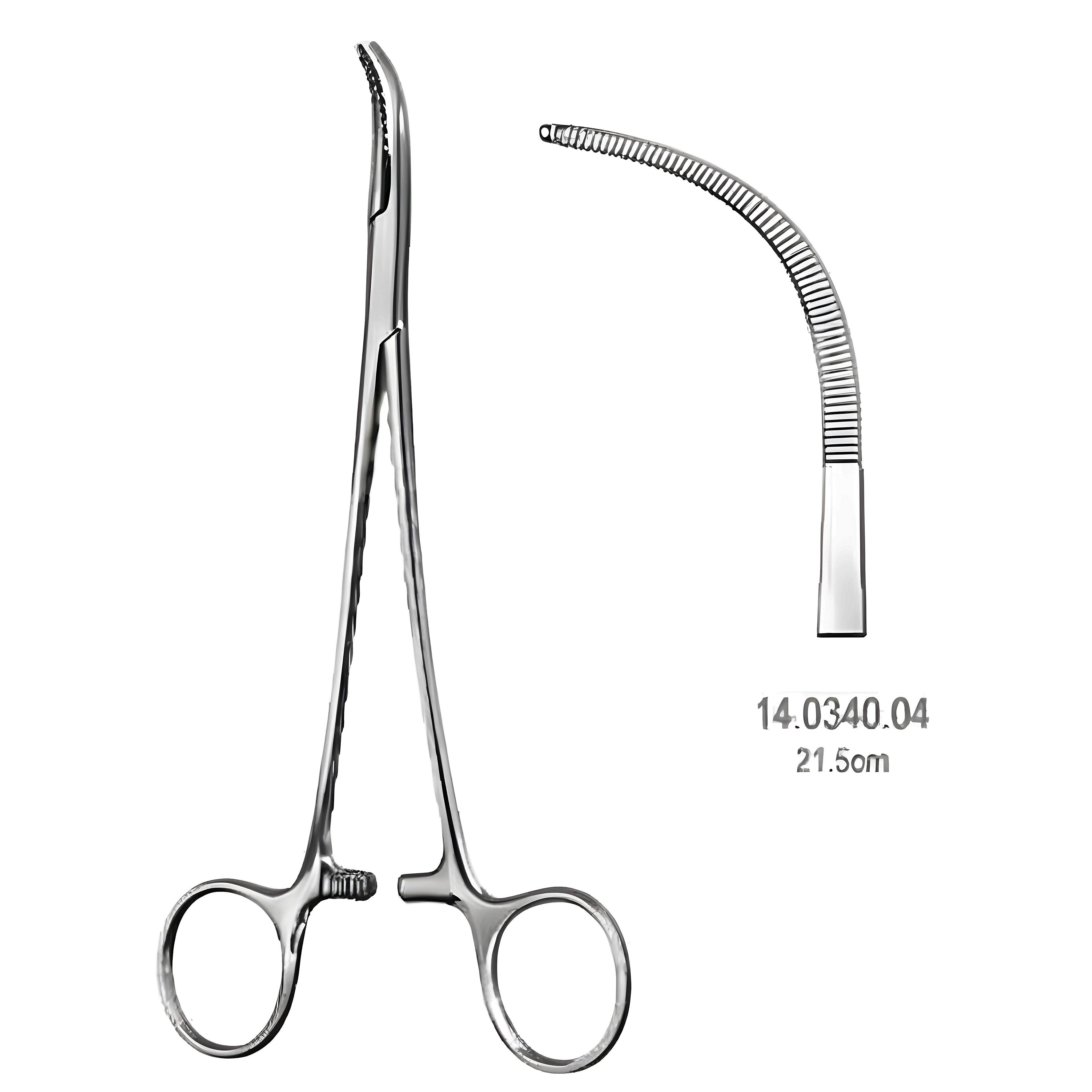 Overholt Diss. and Ligature Fcps 21.5cm Fig.4