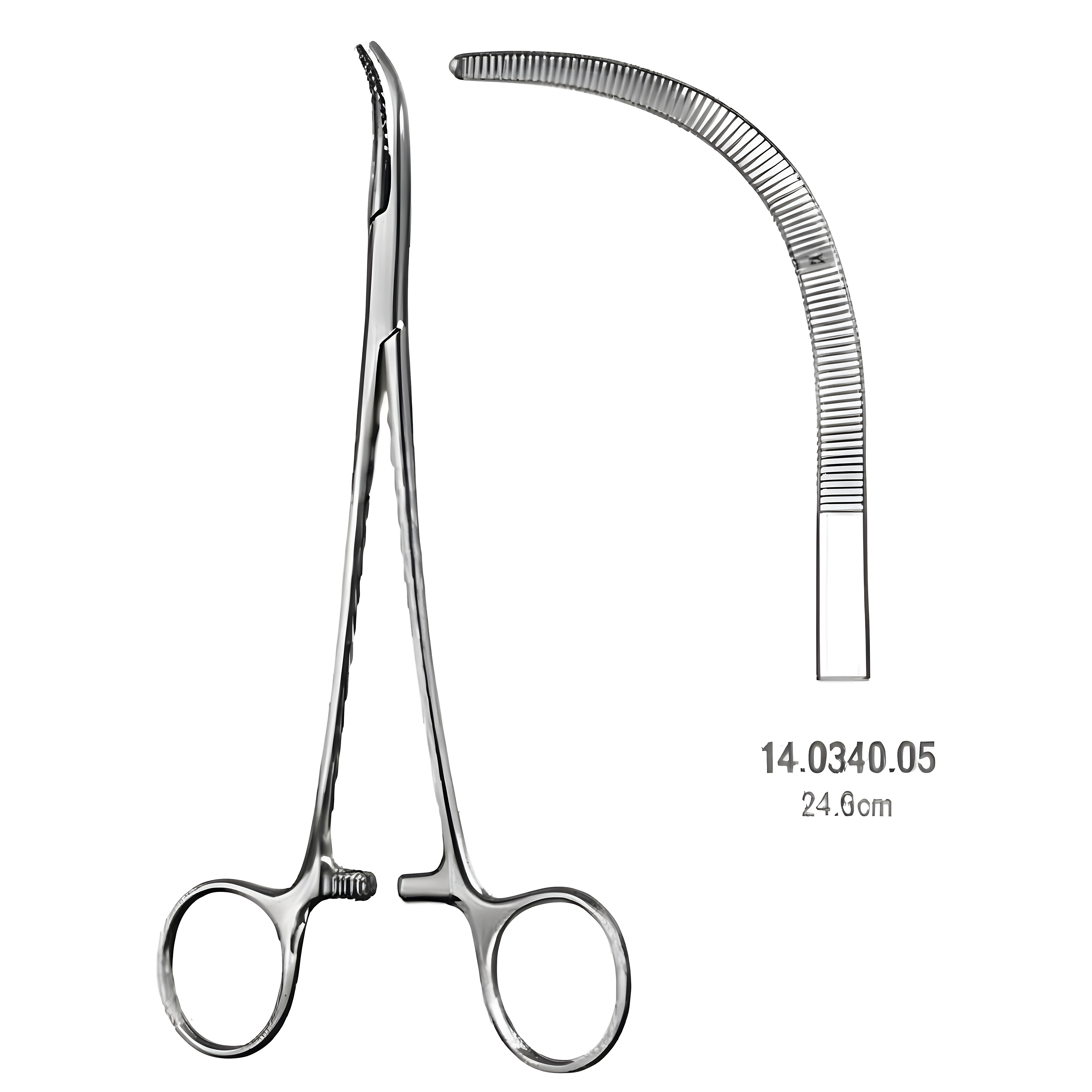 Overholt Diss. and Ligature Fcps 24cm Fig.5